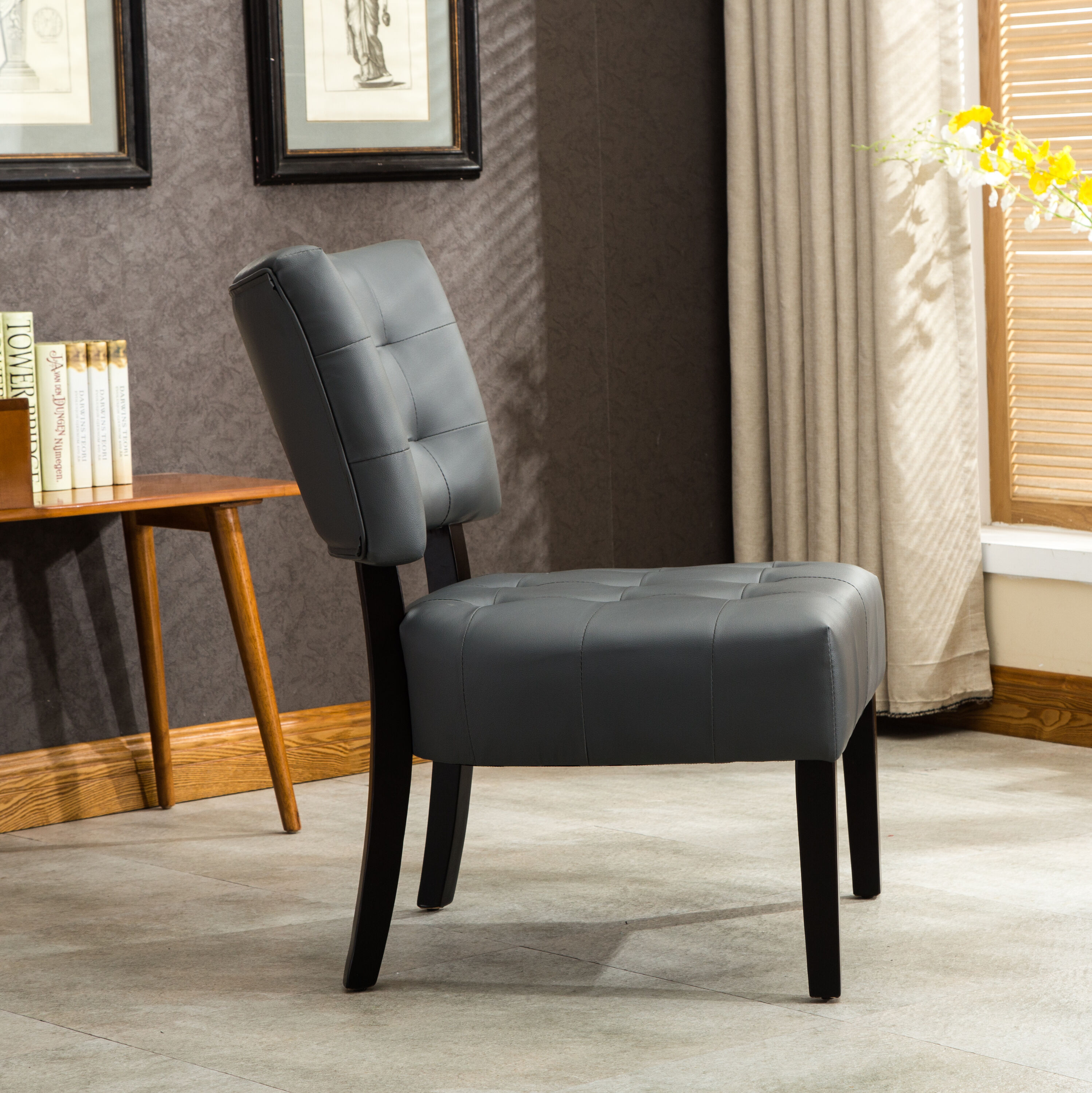 Roundhill Furniture AC002GY chairs - View #5