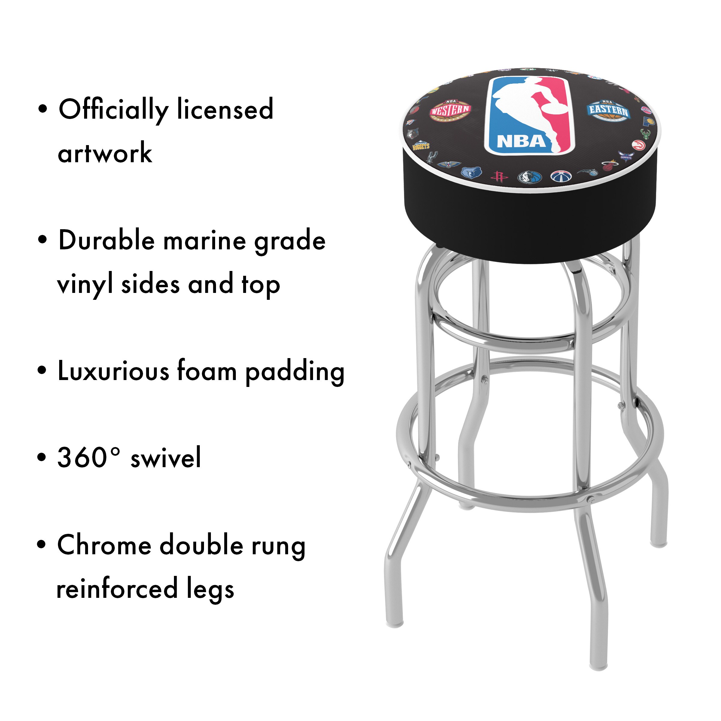 Trademark Gameroom NBA1000-NBA stools - View #3