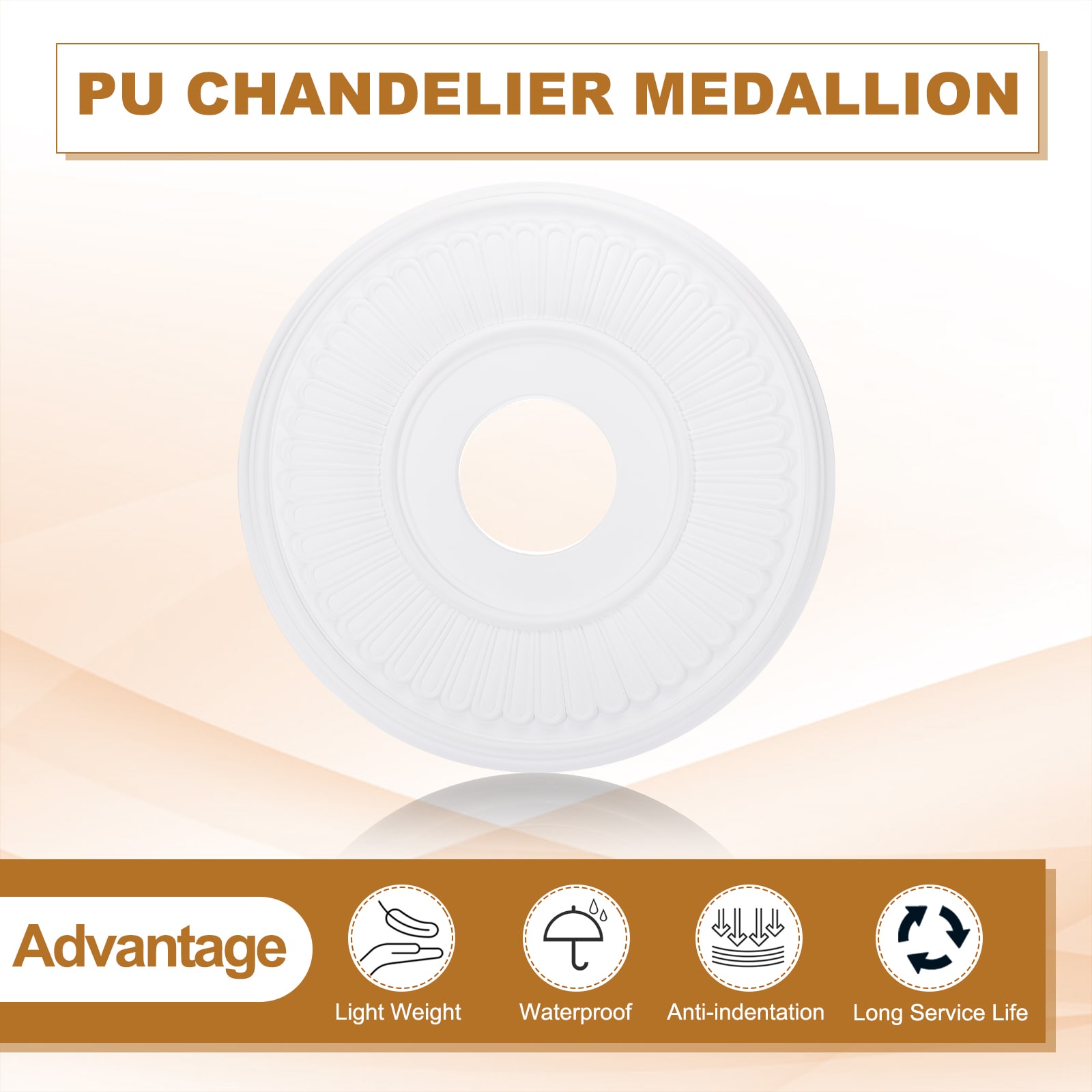 PATIKIL S25092300UX2813 Ceiling-Medallions - View #3