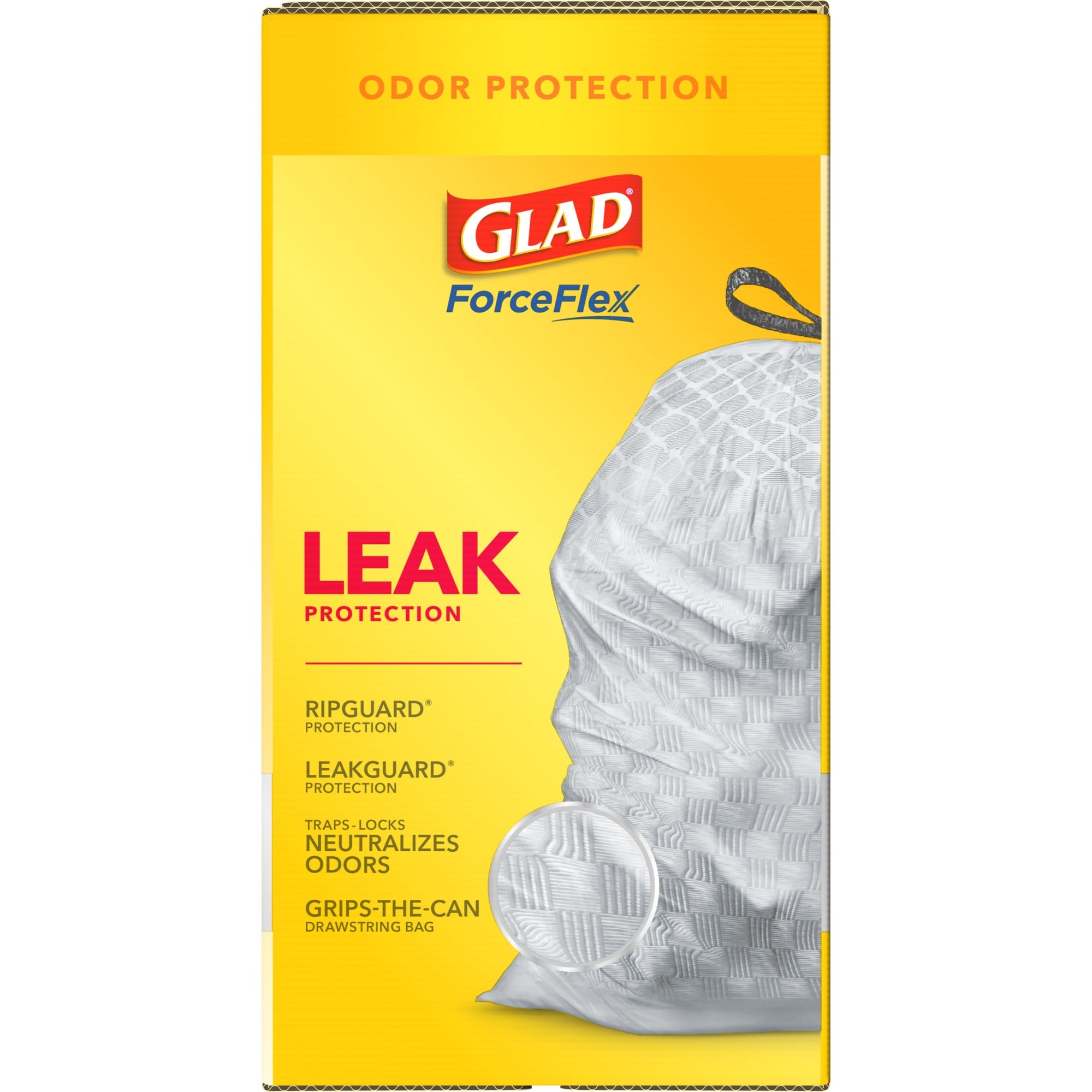 Glad® ForceFlex® OdorShield® Trash Bags - 13 Gallon S-14766 - Uline