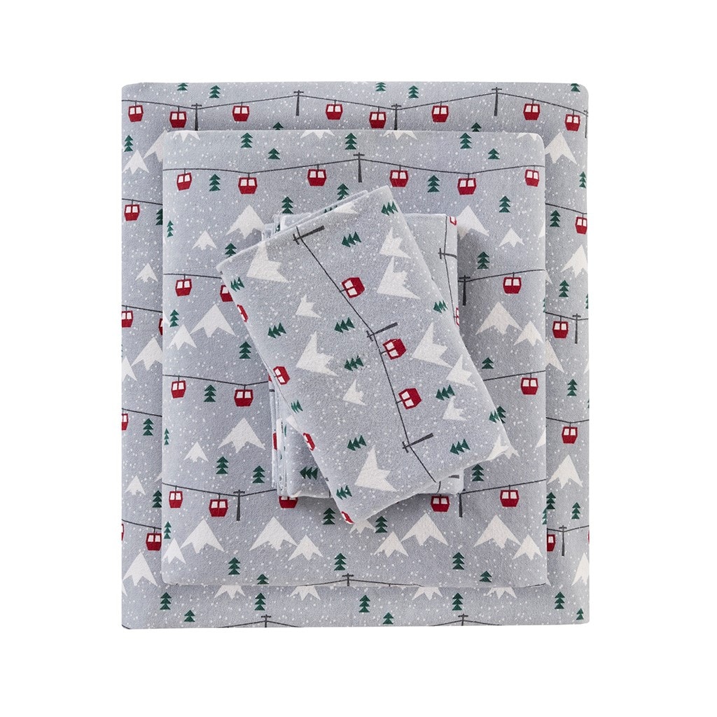 Gracie Mills 2104-02RW Kayce Flannel Sheet Set