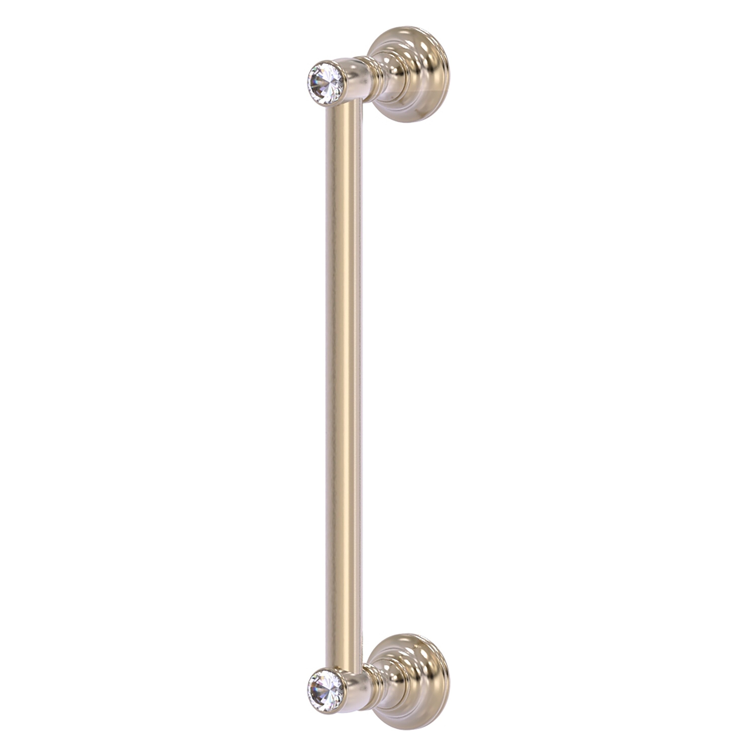 Allied Brass CC-3-12-PEW Carolina Crystal 12-in , 305mm Center to Center Antique Pewter Dual Mount Cylindrical Bar For Use on Appliances Drawer Pulls