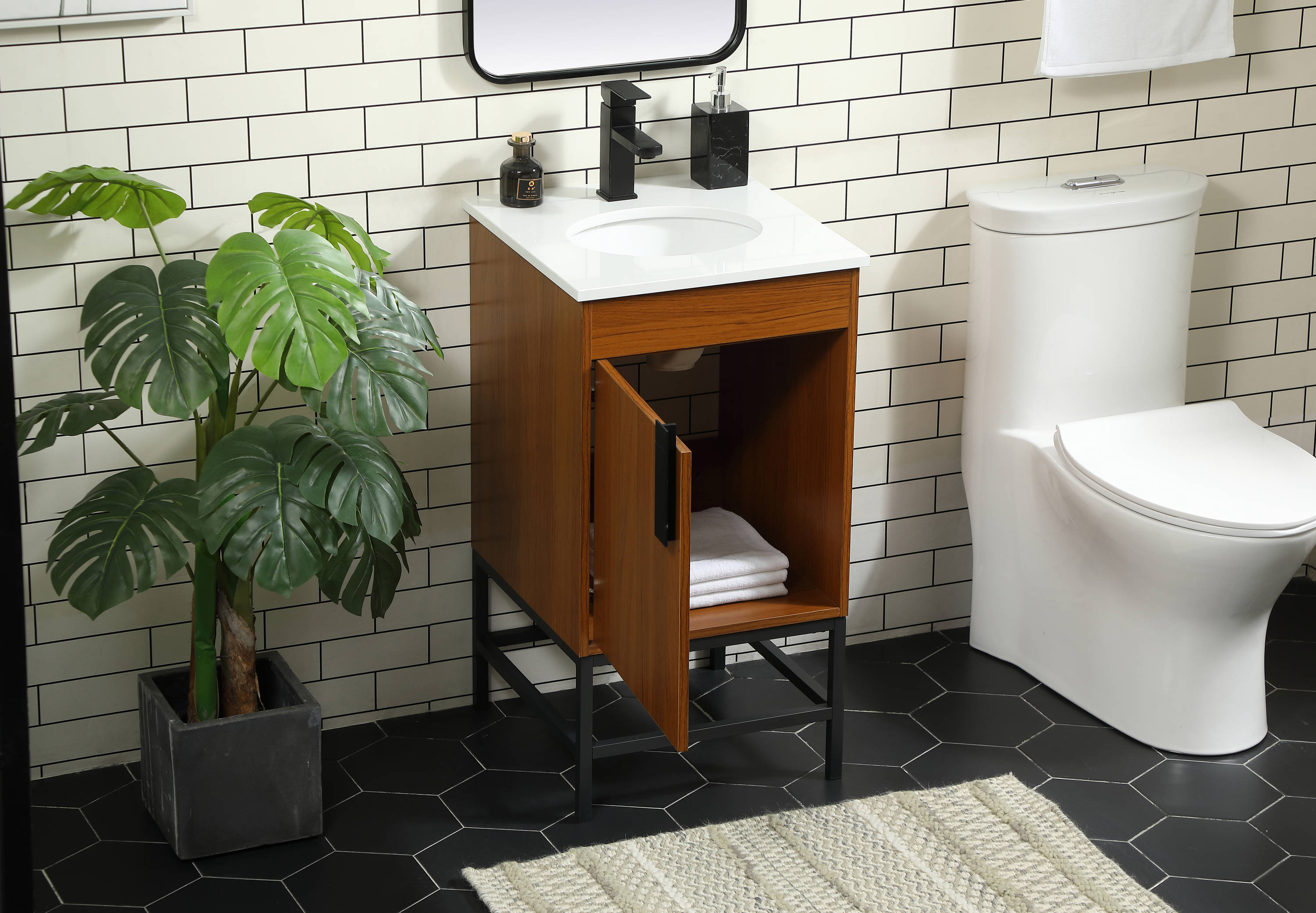 Elegant Decor HF146454MTK Bath-Vanity-Combo - View #4