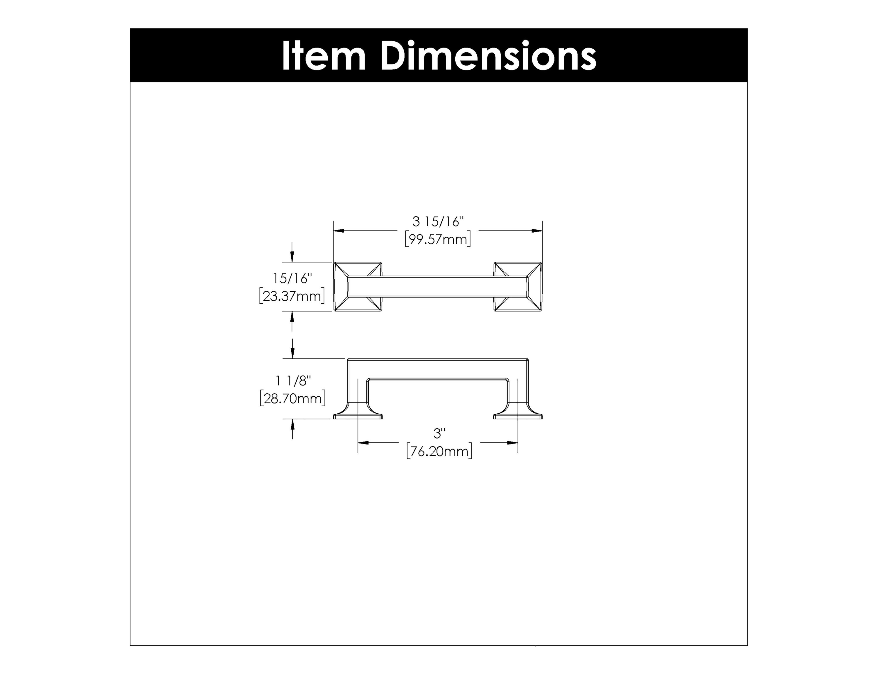 Hickory Hardware P3010-VBZ Cabinet-Hinges - View #3