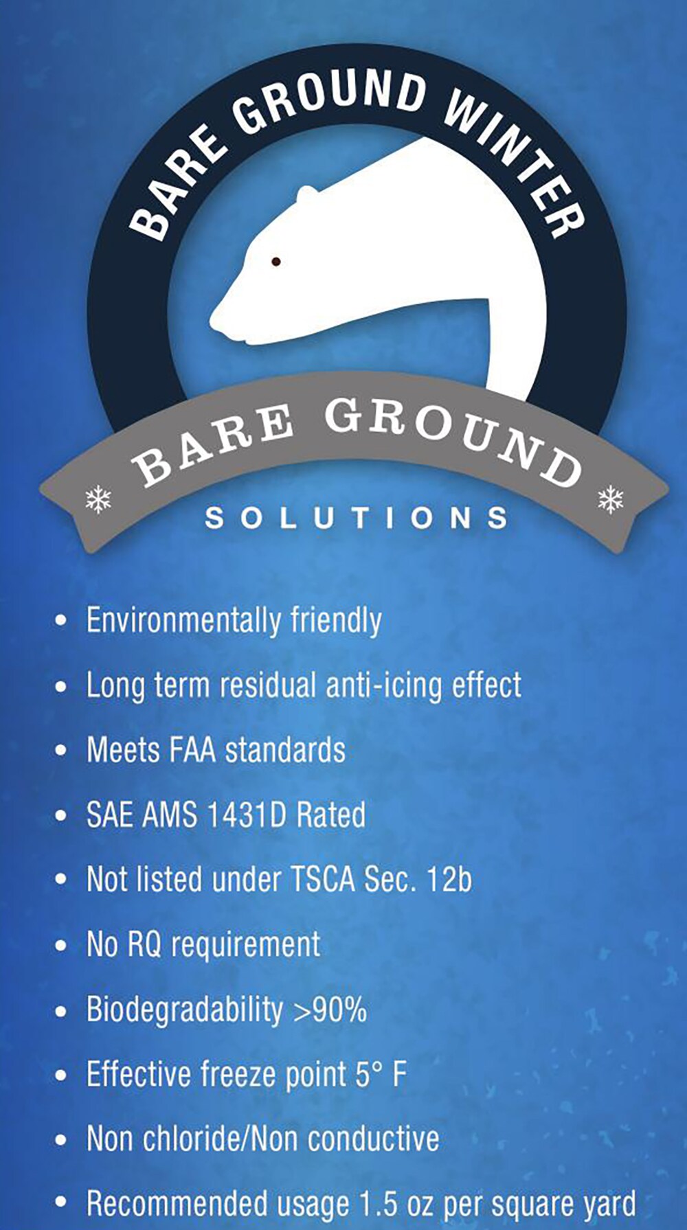 Bare Ground Winter Bare Ground Solutions SOFO-2000 Ice-Melt - View #2