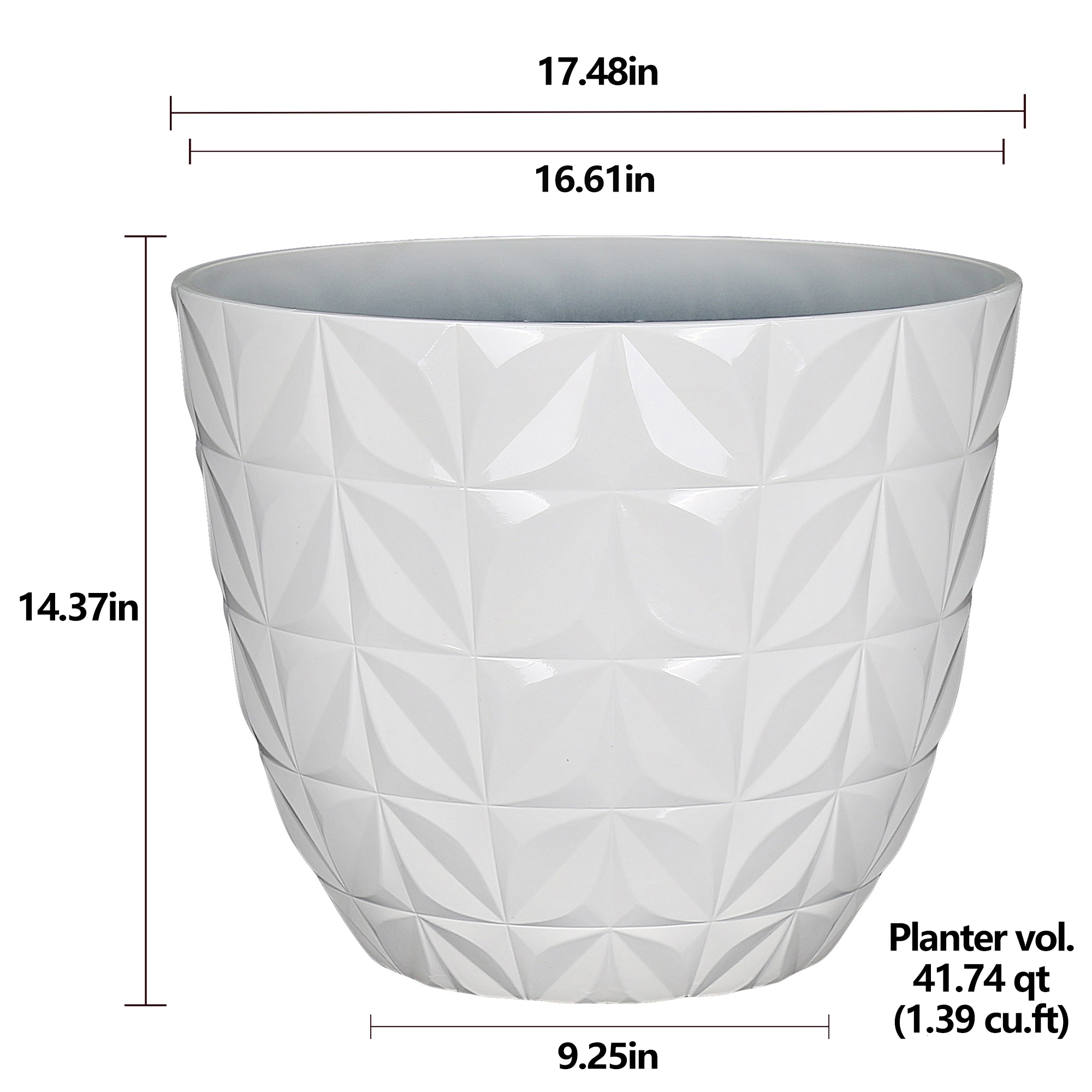 allen + roth PLG6418PWG Planter-Window-Box - View #6
