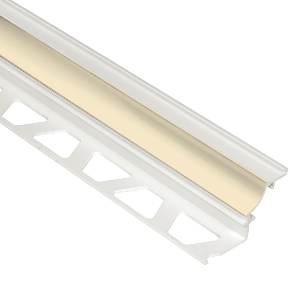 Schluter Systems PHK1S125SP Dilex-PHK 0.5-in W x 98.5-in L Sand Pebble PVC Cove base Tile Edge Trim
