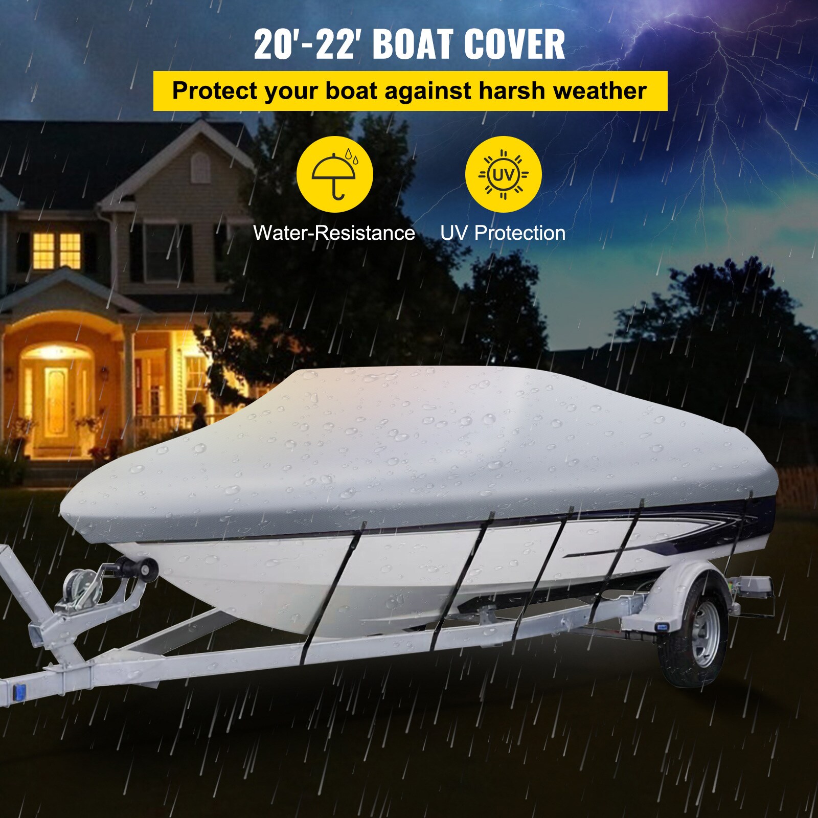VEVOR SCY20-22106600191V0 Boat-Covers - View #2