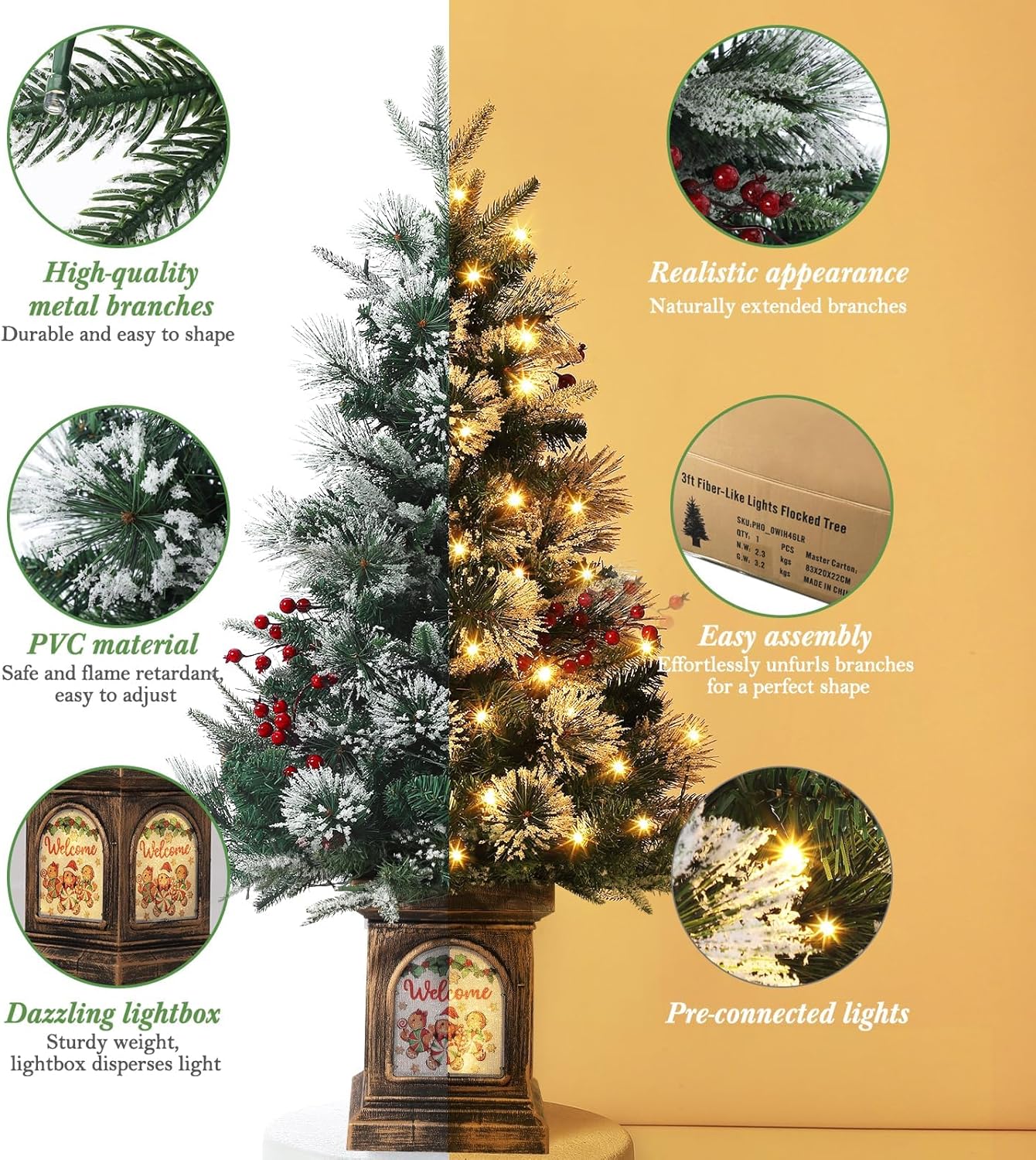 Der Rose GWPHO-0WIHY7ML Artificial-Christmas-Trees - View #4