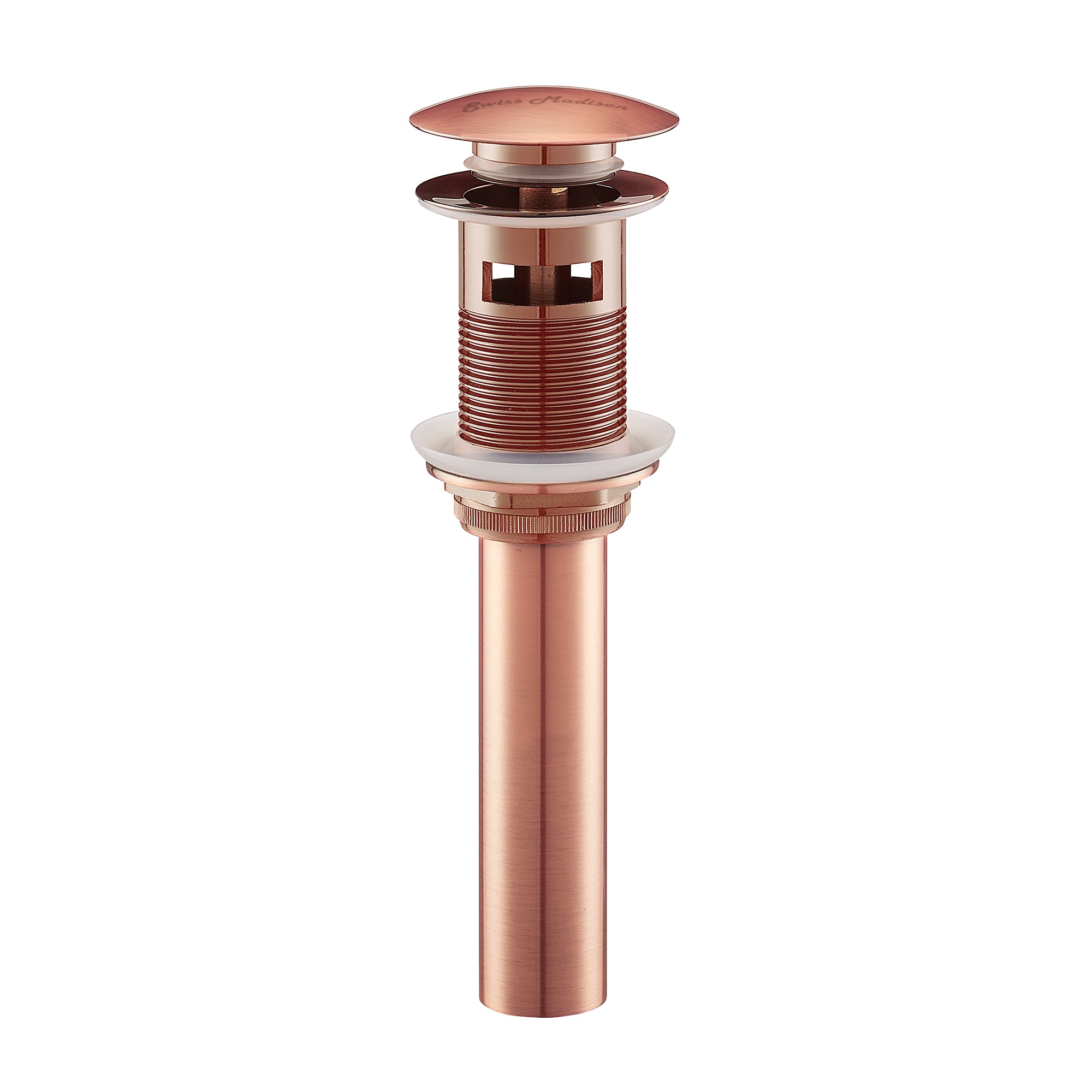 Swiss Madison SM-25-SACTM15RG Brushed Rose Gold Bathroom Sink pop up drain