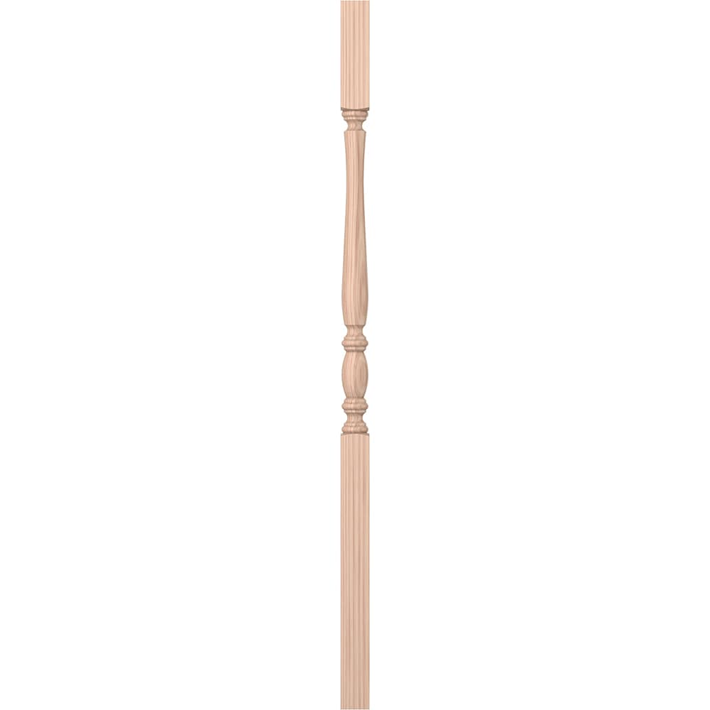 L.J. Smith Stair Systems LJP-2105-B 42 42-in x 1.75-in Unfinished Beechwood Square Top Stair Baluster