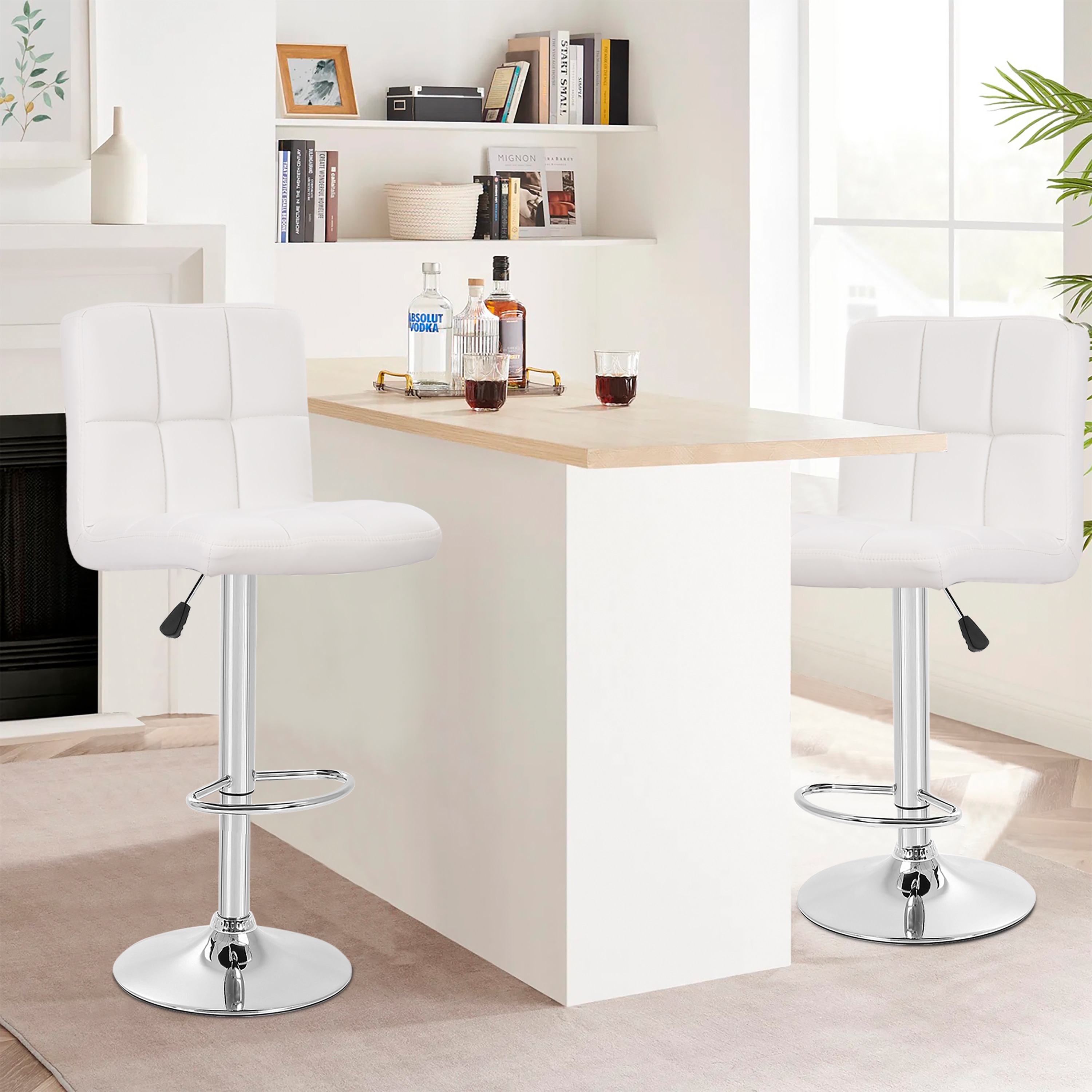 Furniture of America 004L-B06-WH stools - View #5