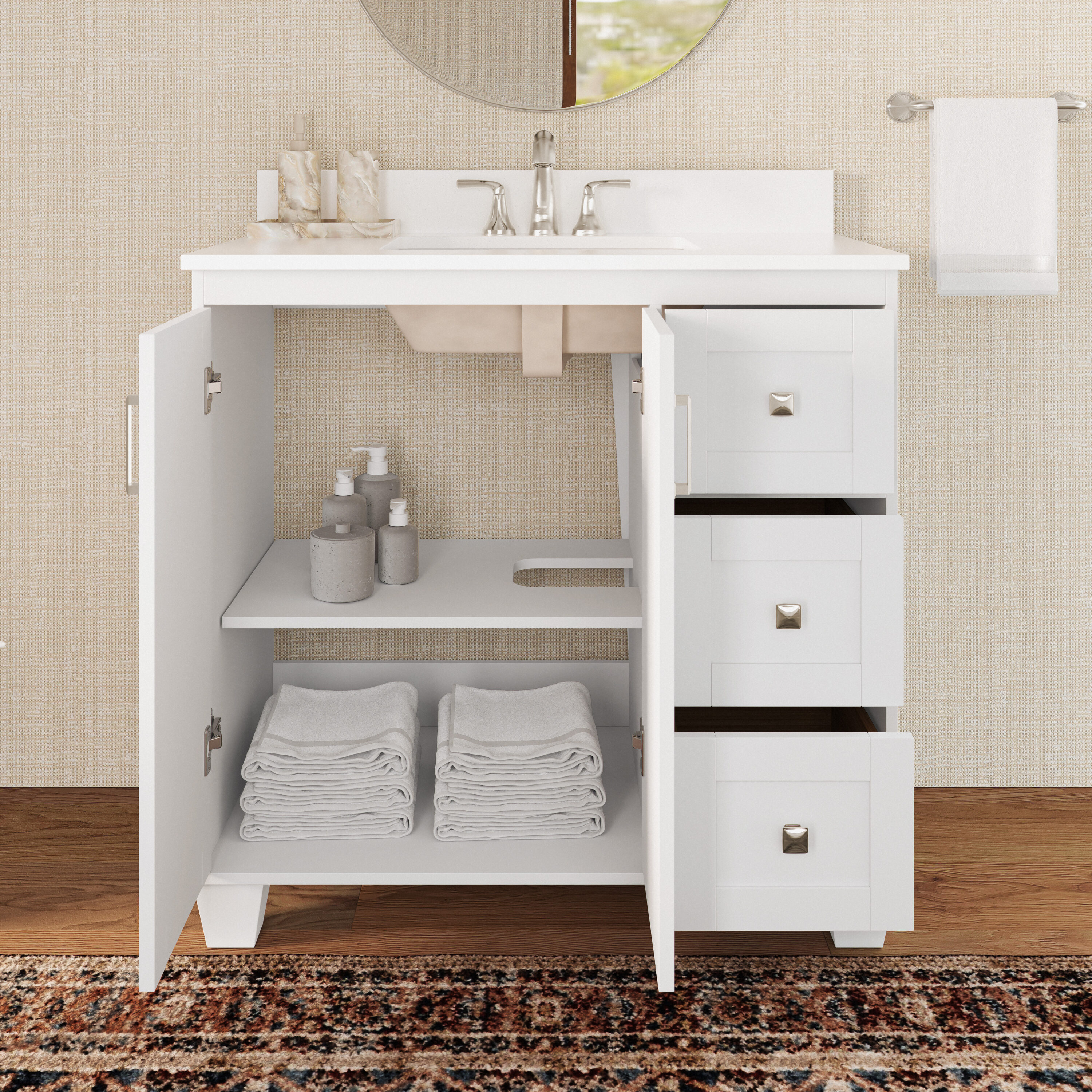 allen + roth LWS36GBV Bath-Vanity-Combo - View #5