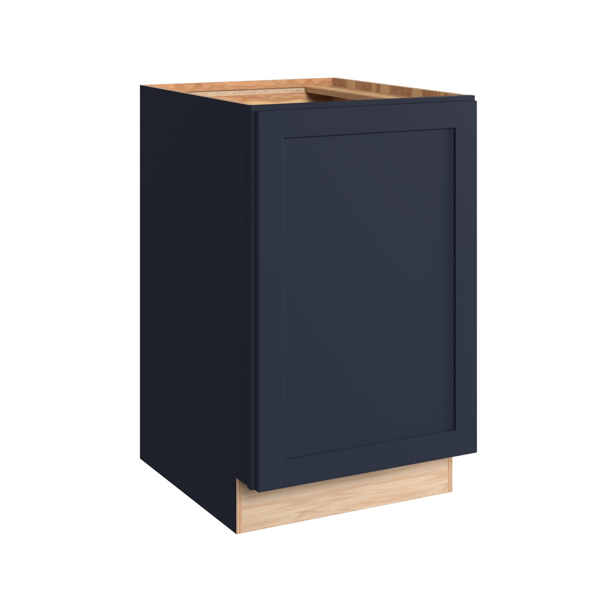 KraftMaid Momentum B21R.FHG77 Deveron 21-in W x 34.5-in H x 24-in D Midnight Base Fully assembled Plywood Cabinet (Recessed Panel Shaker)