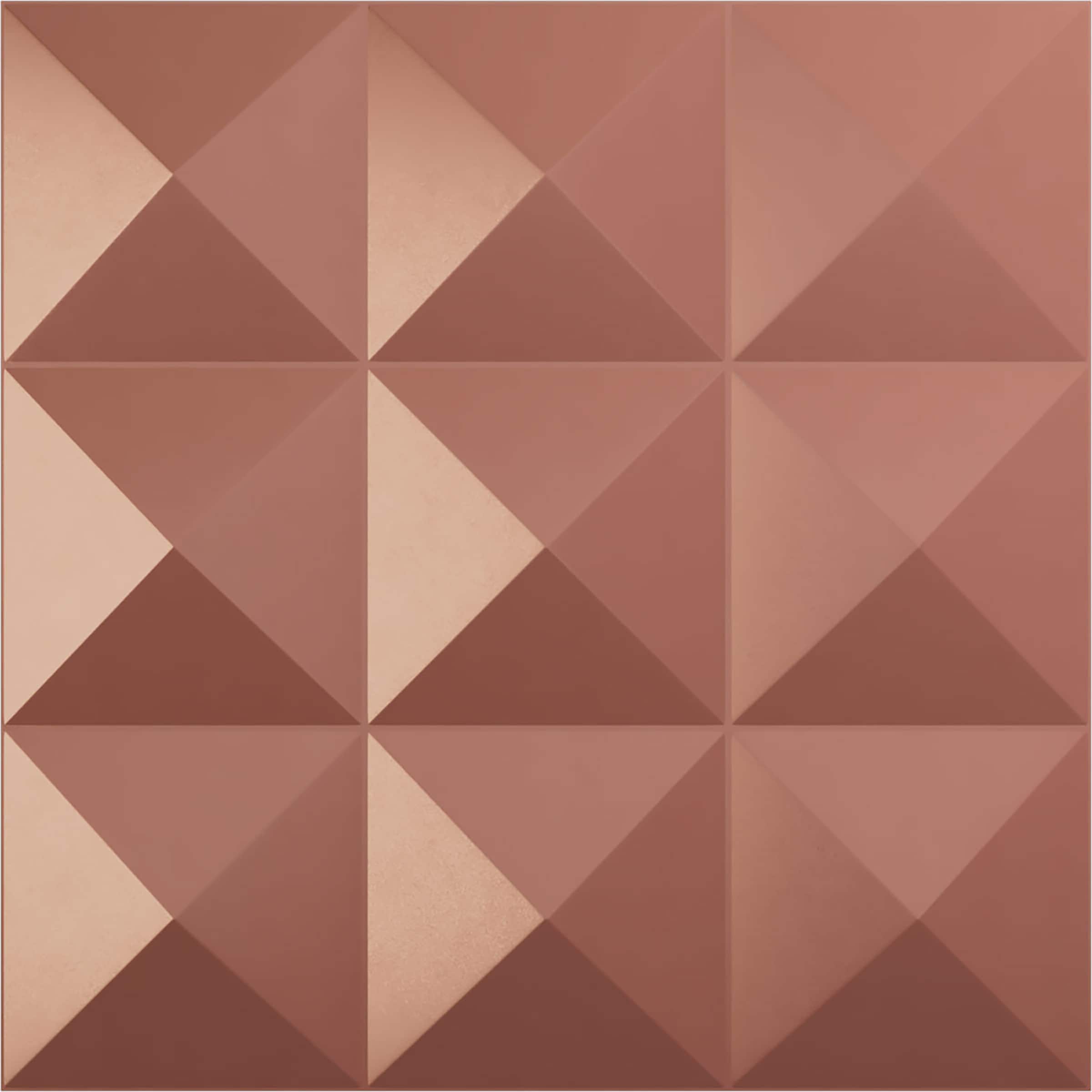 Ekena Millwork WP20X20BEFCP-CASE-12 19-5/8-in x 19-5/8-in Embossed Paintable/Stainable Pink PVC Wall Panel ( 12 -Pack, Covers 32.04-sq ft )