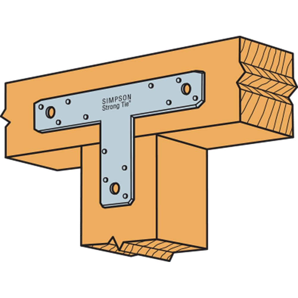 Simpson Strong-Tie 12-in 14-Gauge Galvanized Steel T-strap Wood To Wood ...