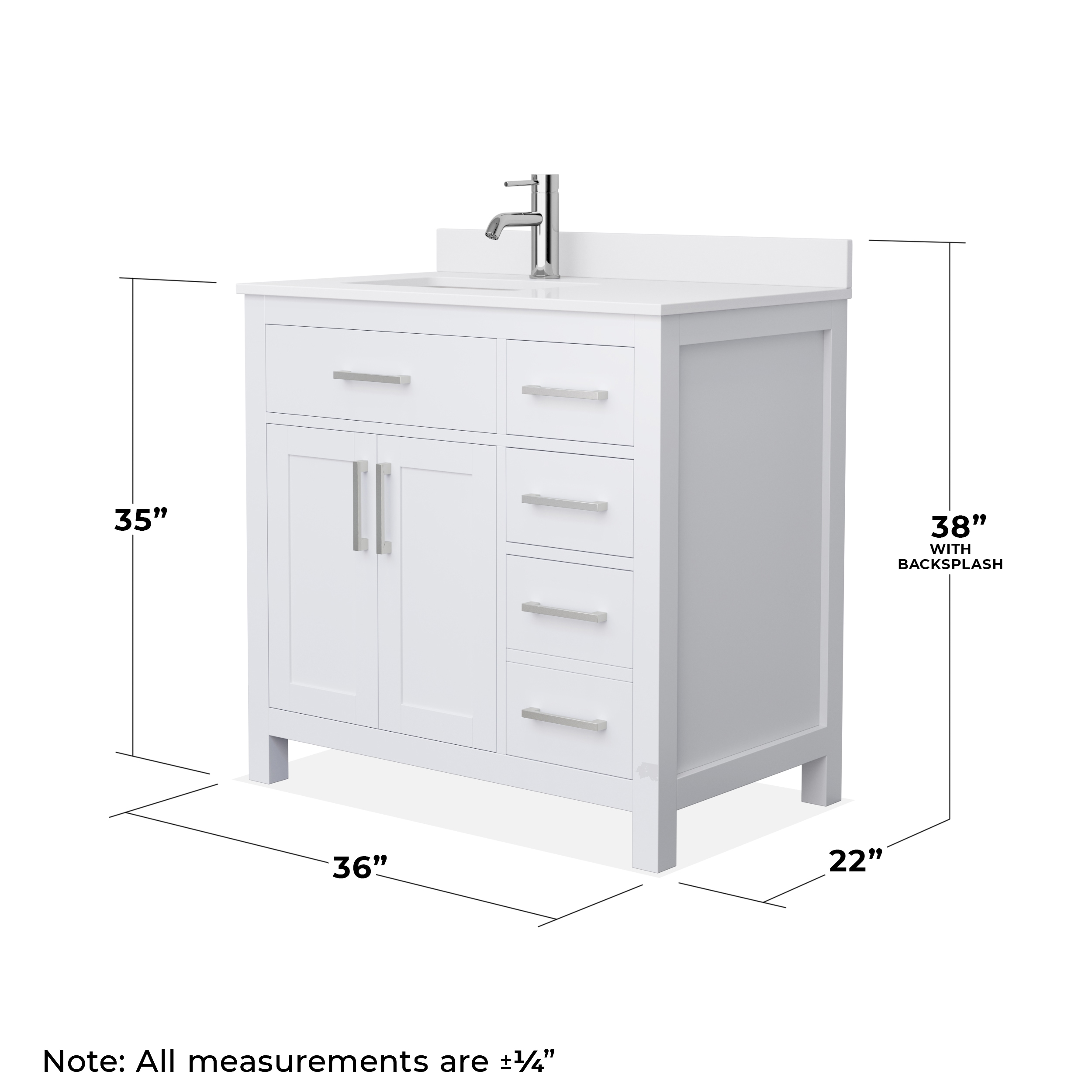 Wyndham Collection WCG242436SWHWCUNSMXX Bath-Vanity-Combo - View #5