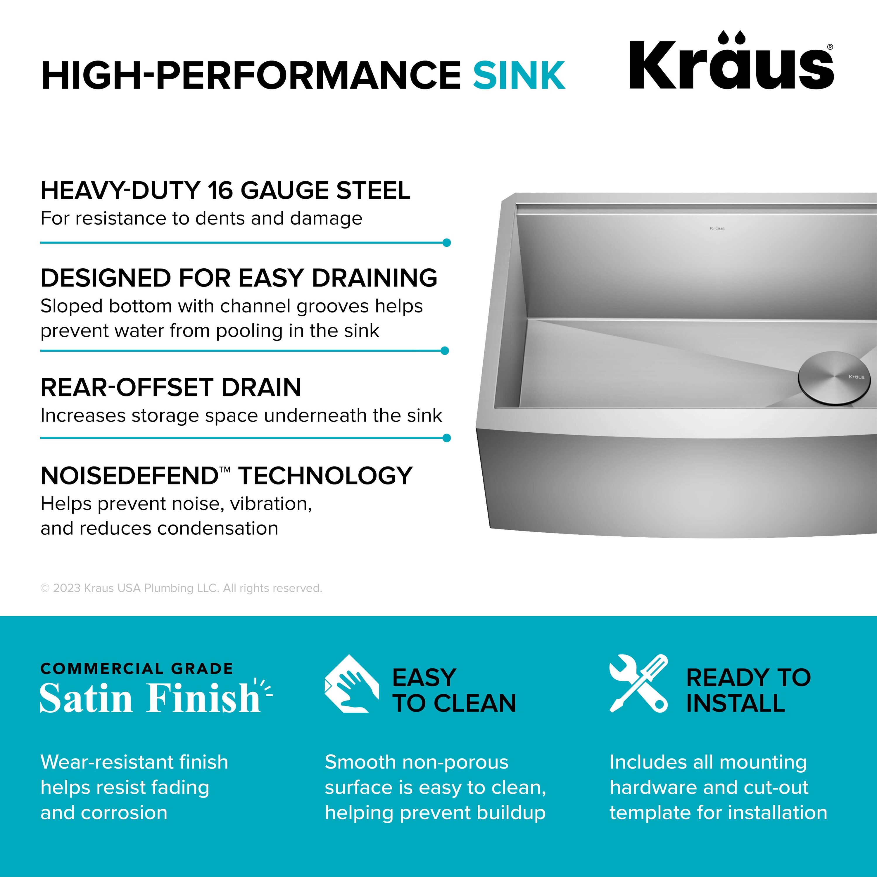 Kraus KWF210-27 Kitchen-Sinks - View #12