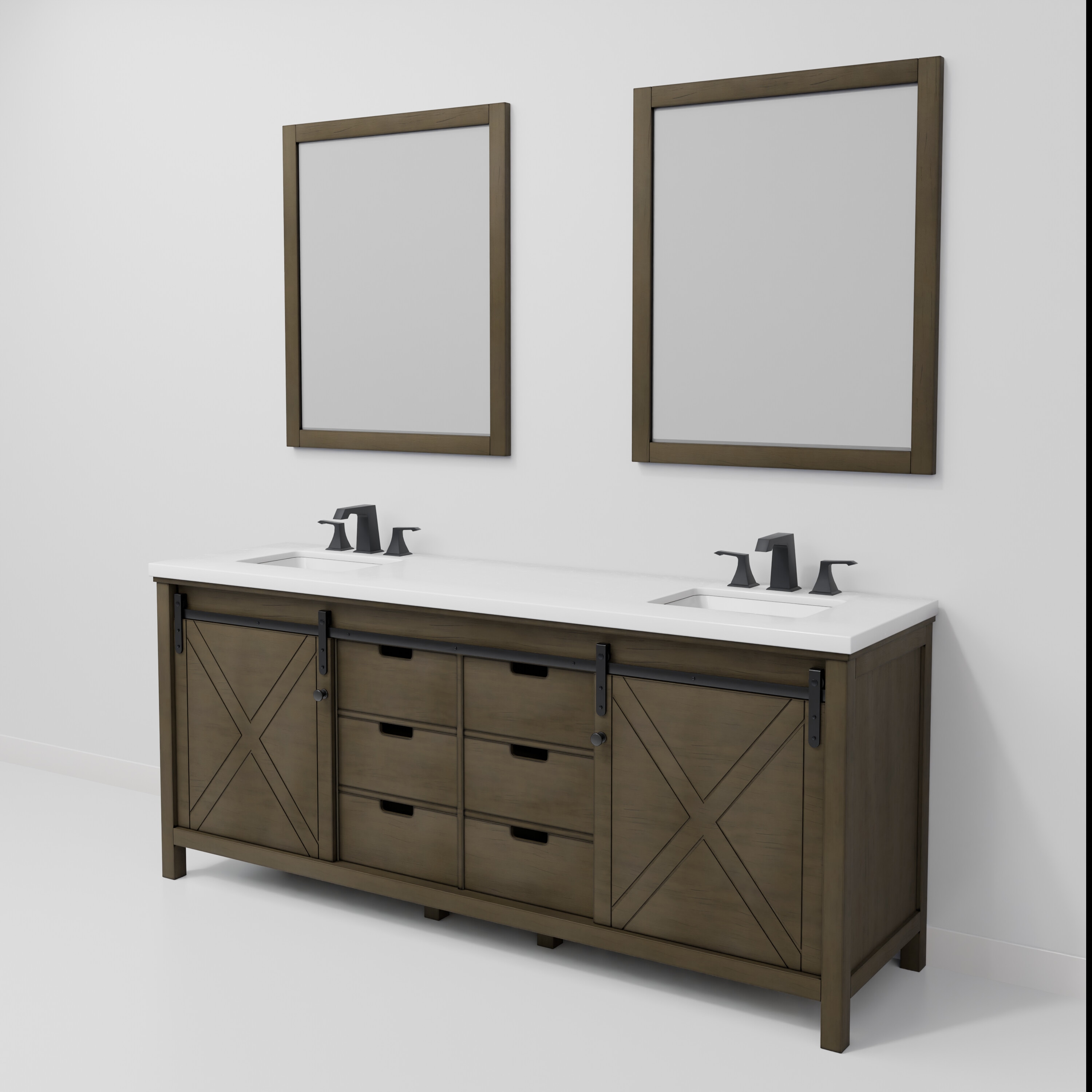 Lexora LM342280DKCSM30F Bath-Vanity-Combo - View #6