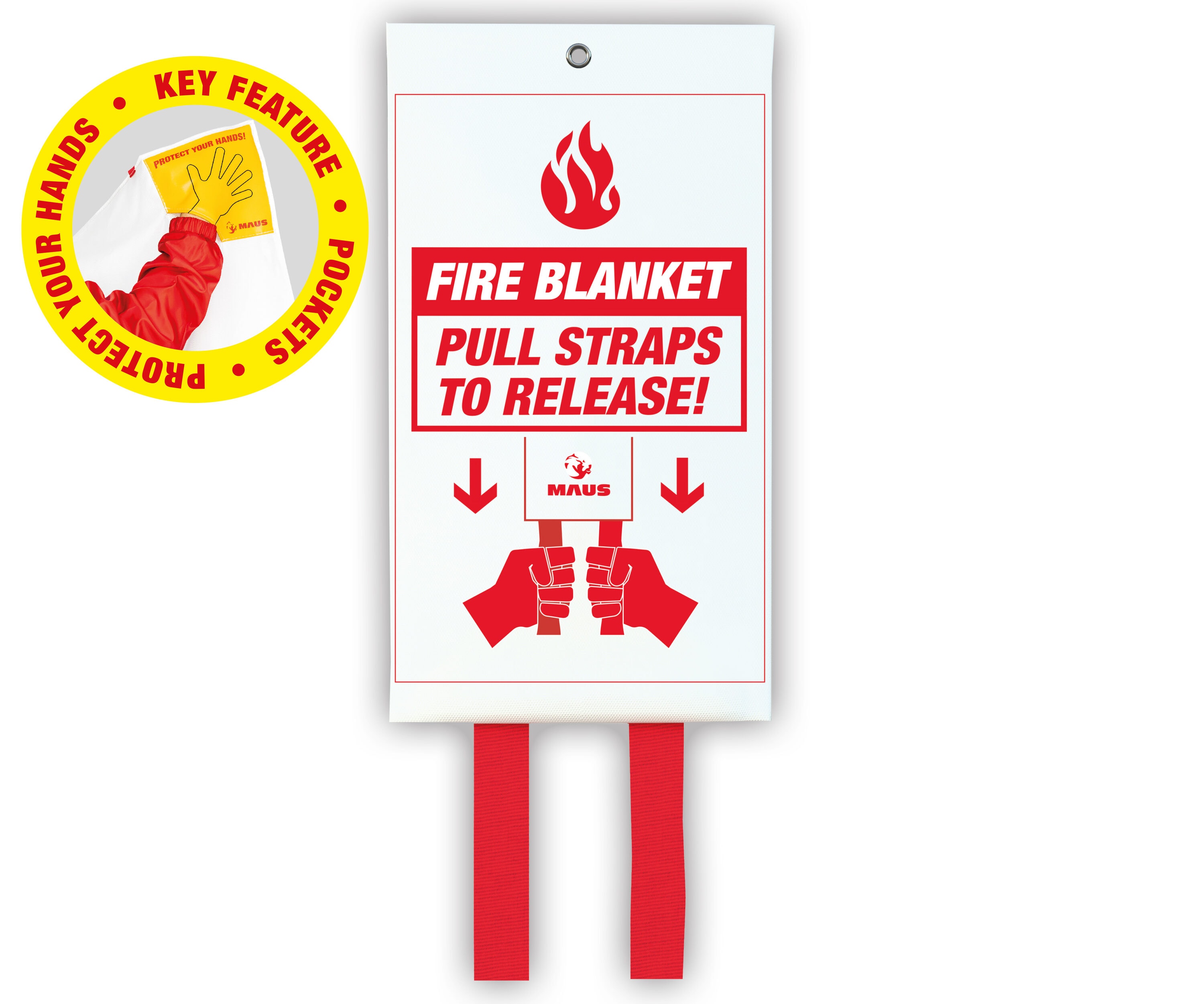 MAUS Multipurpose Commercial/Residential Fire blanket #5002-1