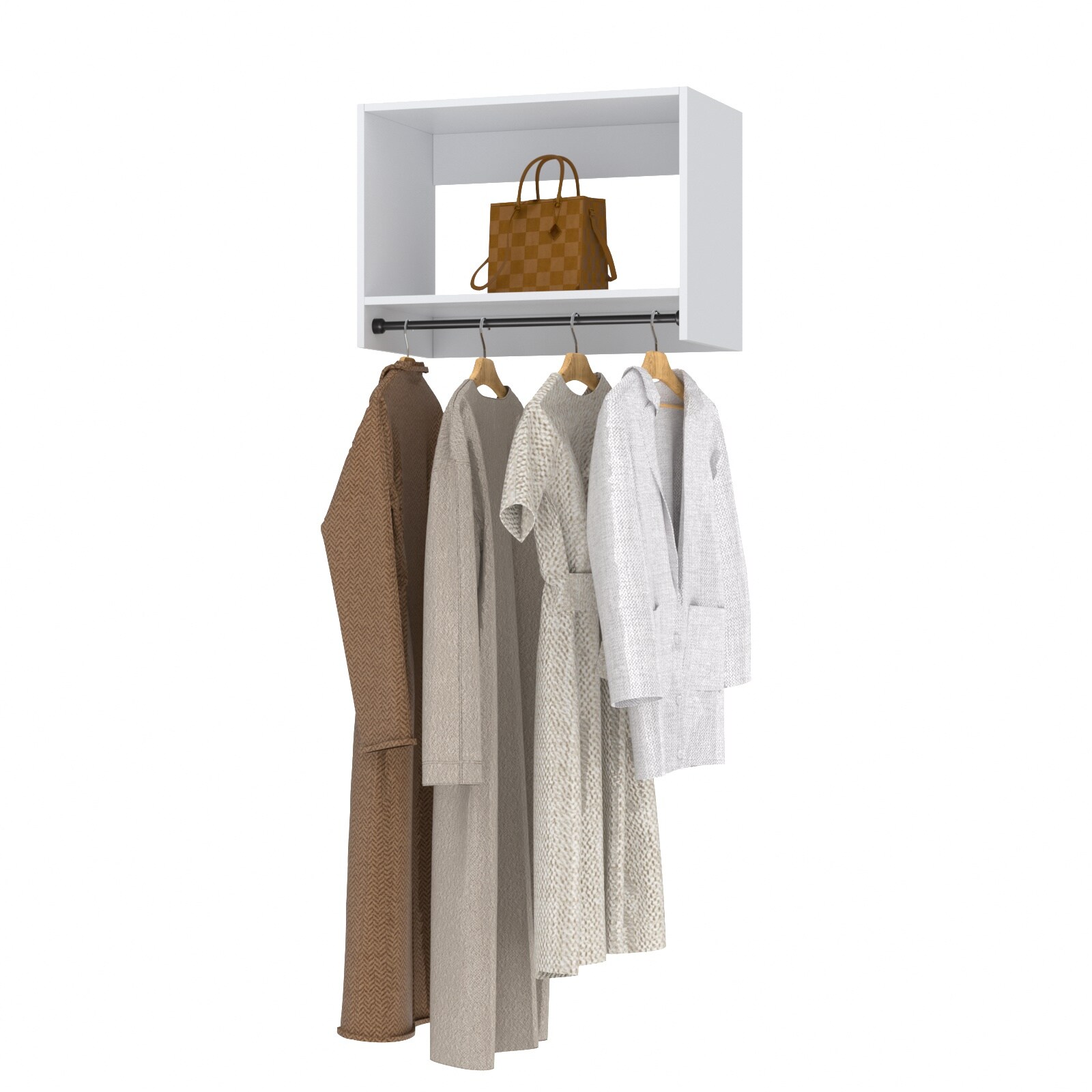 HomLux BD-CCW1S1H25H Wood-Closet-Shelves - View #8
