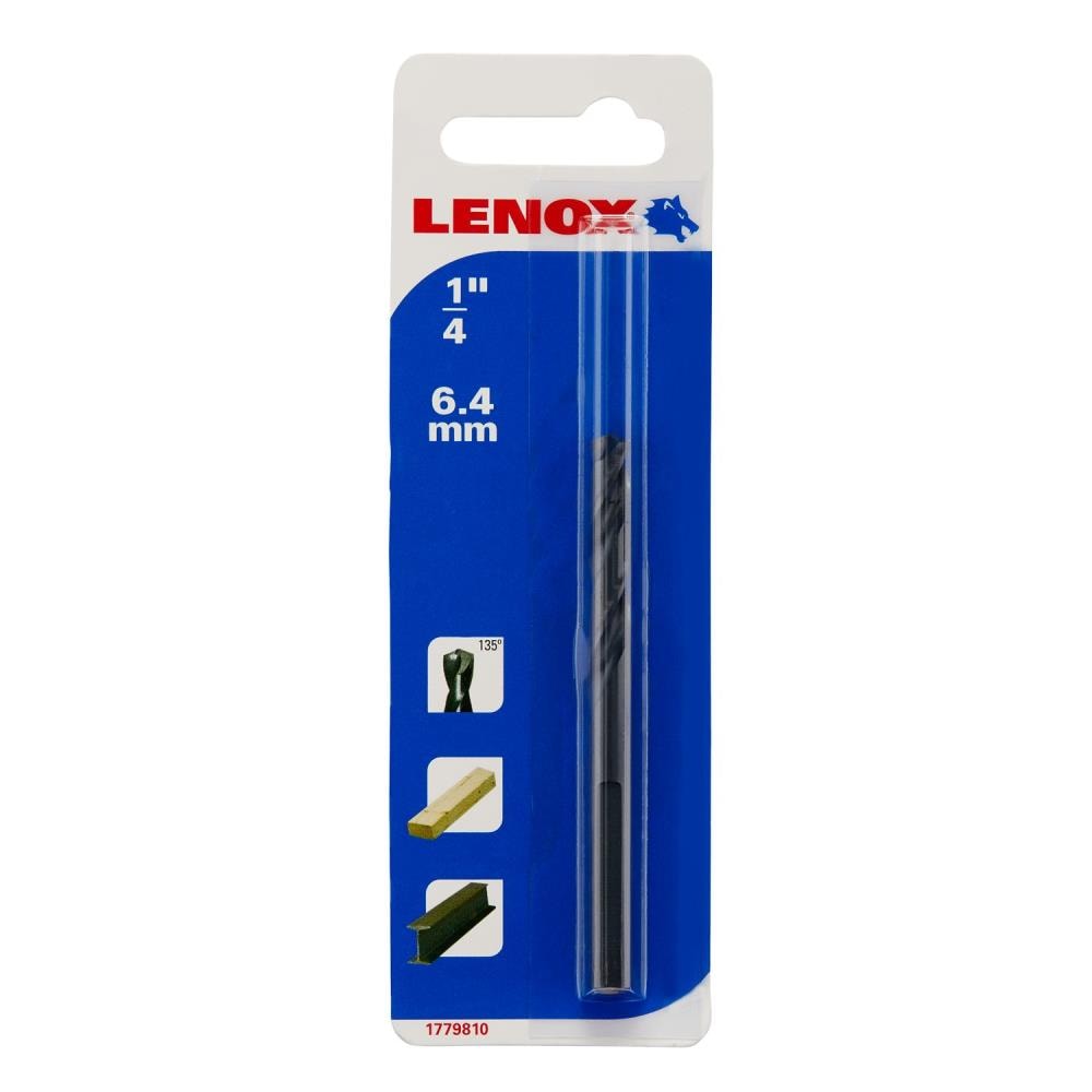LENOX Hex 1/4-in x 3-1/4-in Carbon Steel Hole Saw Pilot Bit in the