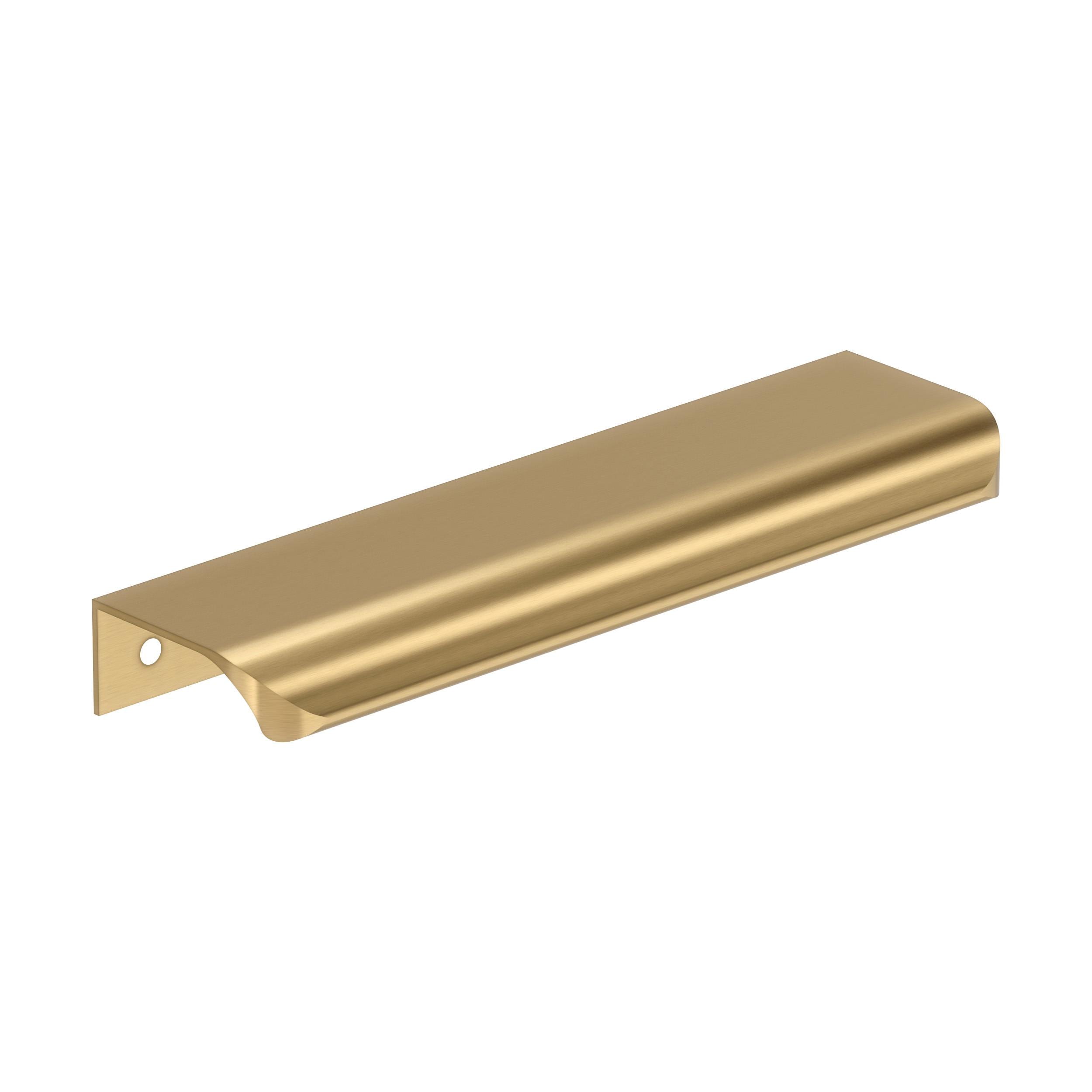 Amerock 10VMP37204CZ Streamline Tab 5-1/4-in , 132mm Center to Center Champagne Bronze Rectangular Edge 10 -Pack