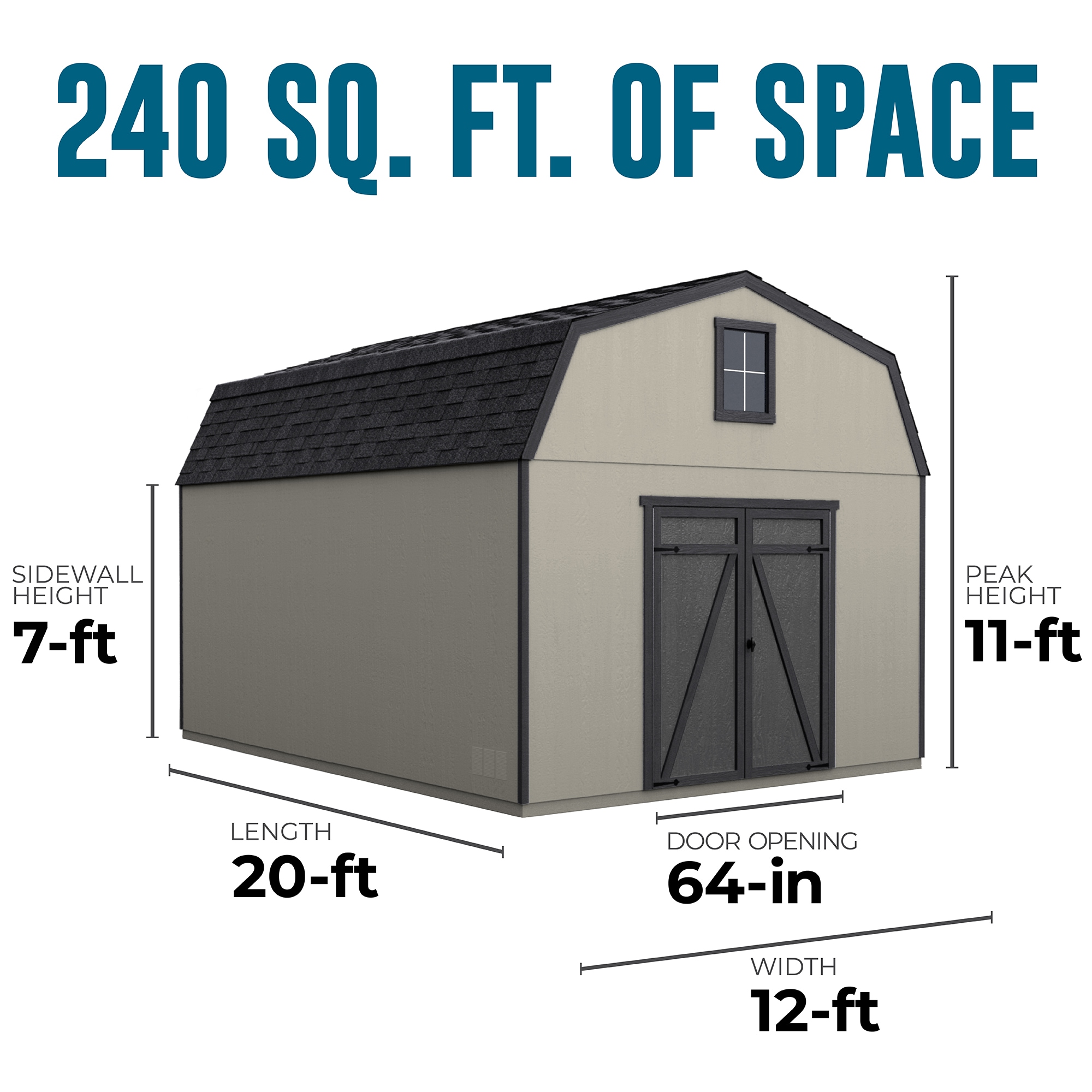 Heartland 63821-3 Wood-Storage-Buildings - View #4