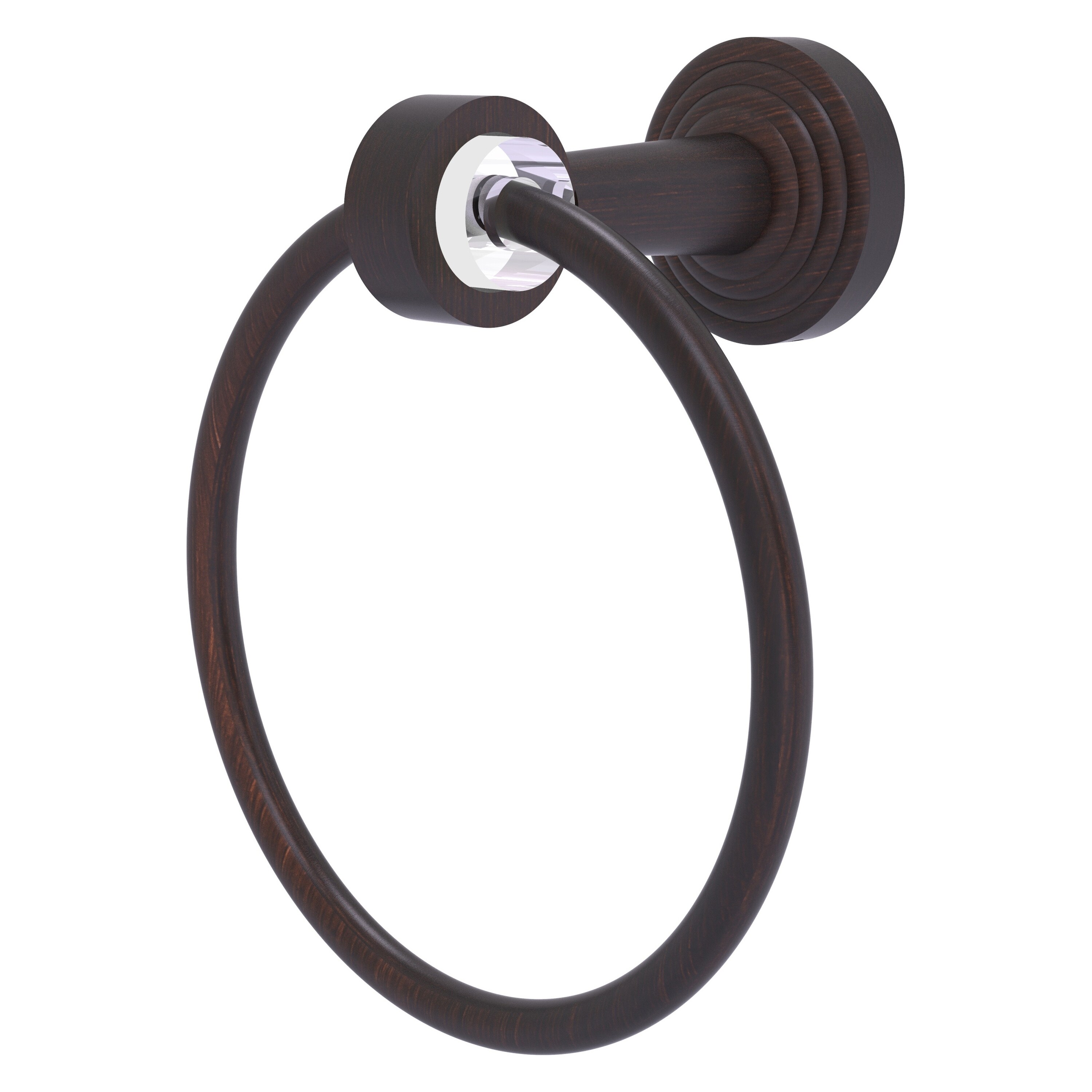 Allied Brass PB-16-VB Pacific Beach Venetian Bronze Wall mount Single Towel Ring