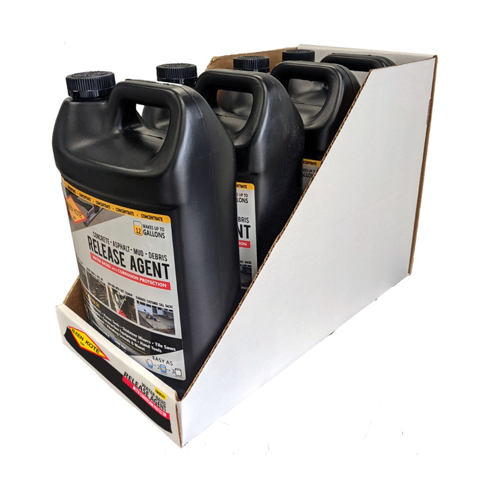 KLEEN KOTE 30104 1 Gallon(s) Pre-treatment and equipment protector formulated with corrision-inhibiting properties. Creates a non-stick coating on the surface of tools, machinery, vehicles and concrete-form work when applied. Repels: concrete, slurry, paint buildup and over spray, dirt, mud, snow, ice and much more. Release agent