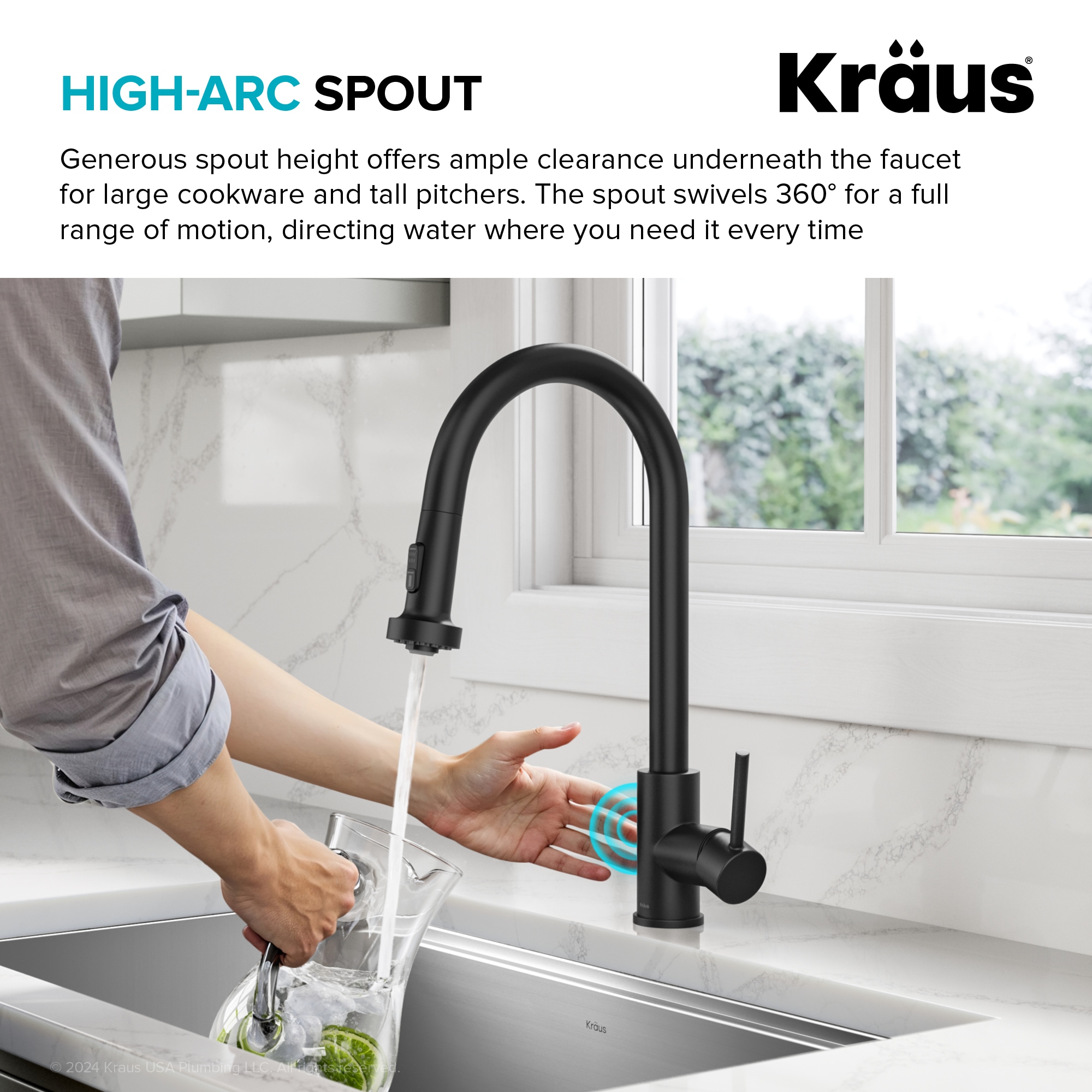 Kraus KSF-1616MB Kitchen-Faucets - View #11