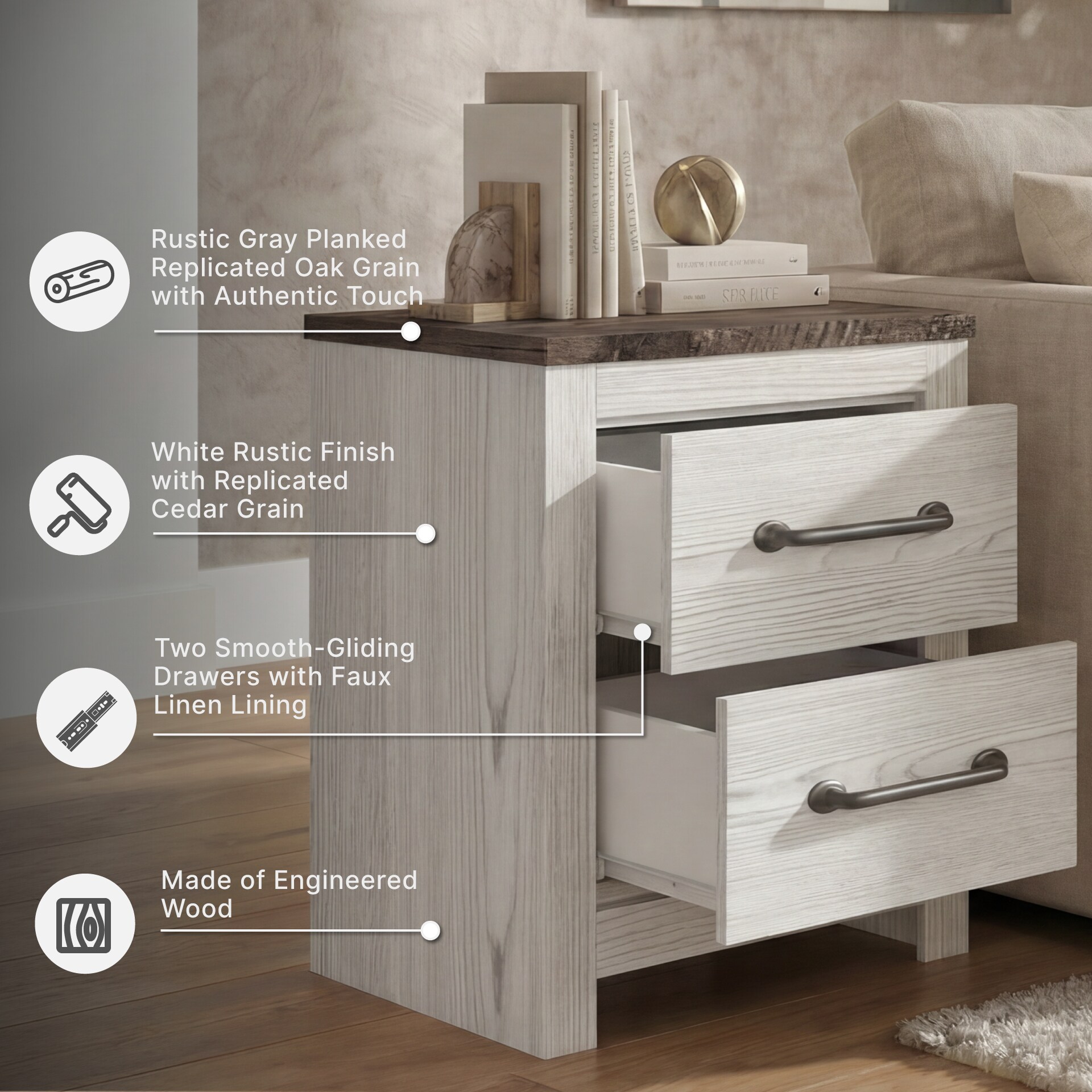 Signature Design by Ashley B1190-92 nightstands - View #6