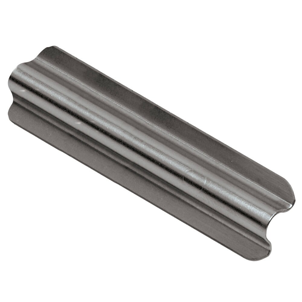 Schluter Systems V/RO125E Rondec 0.5-in W x 2-in L Stainless steel Steel Connectors Tile Edge Trim
