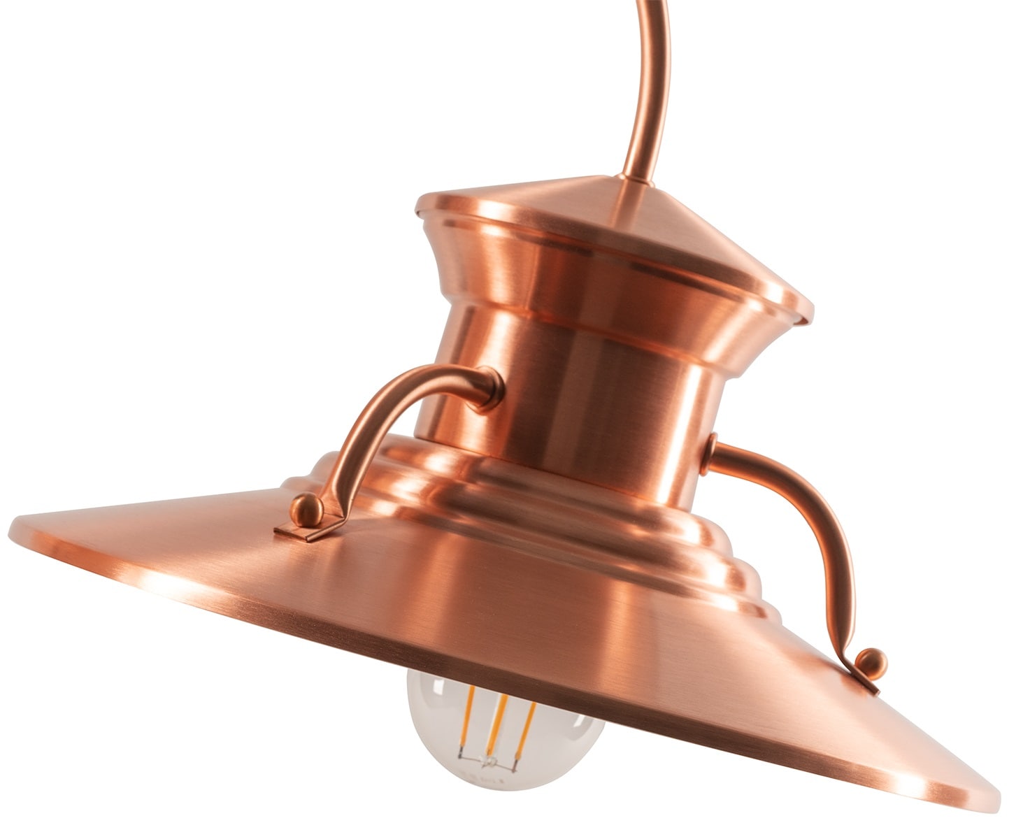 Budapest Copper Dimmable Outdoor Wall Sconce