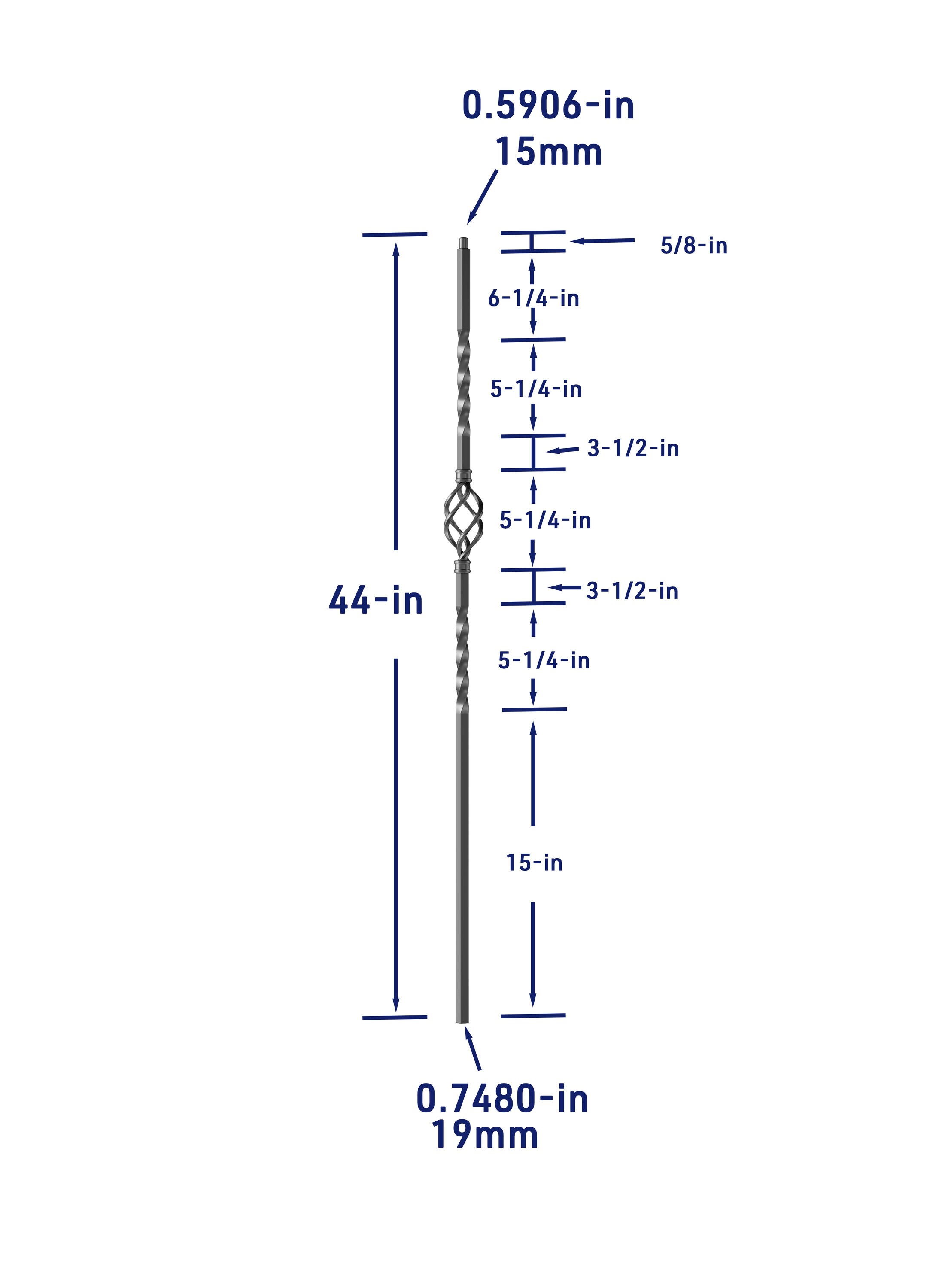 Crown Heritage 4582121FB44 Interior-Stairpart-Balusters - View #4