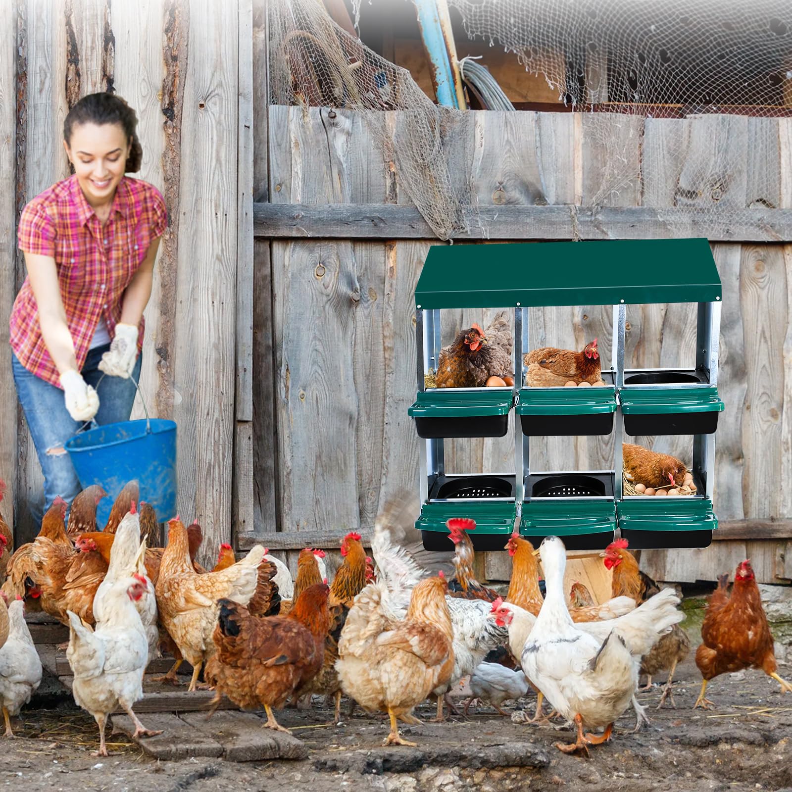 Garvee LYU01PHO-15FE0P1U Chicken-Coops-Rabbit-Hutches - View #3
