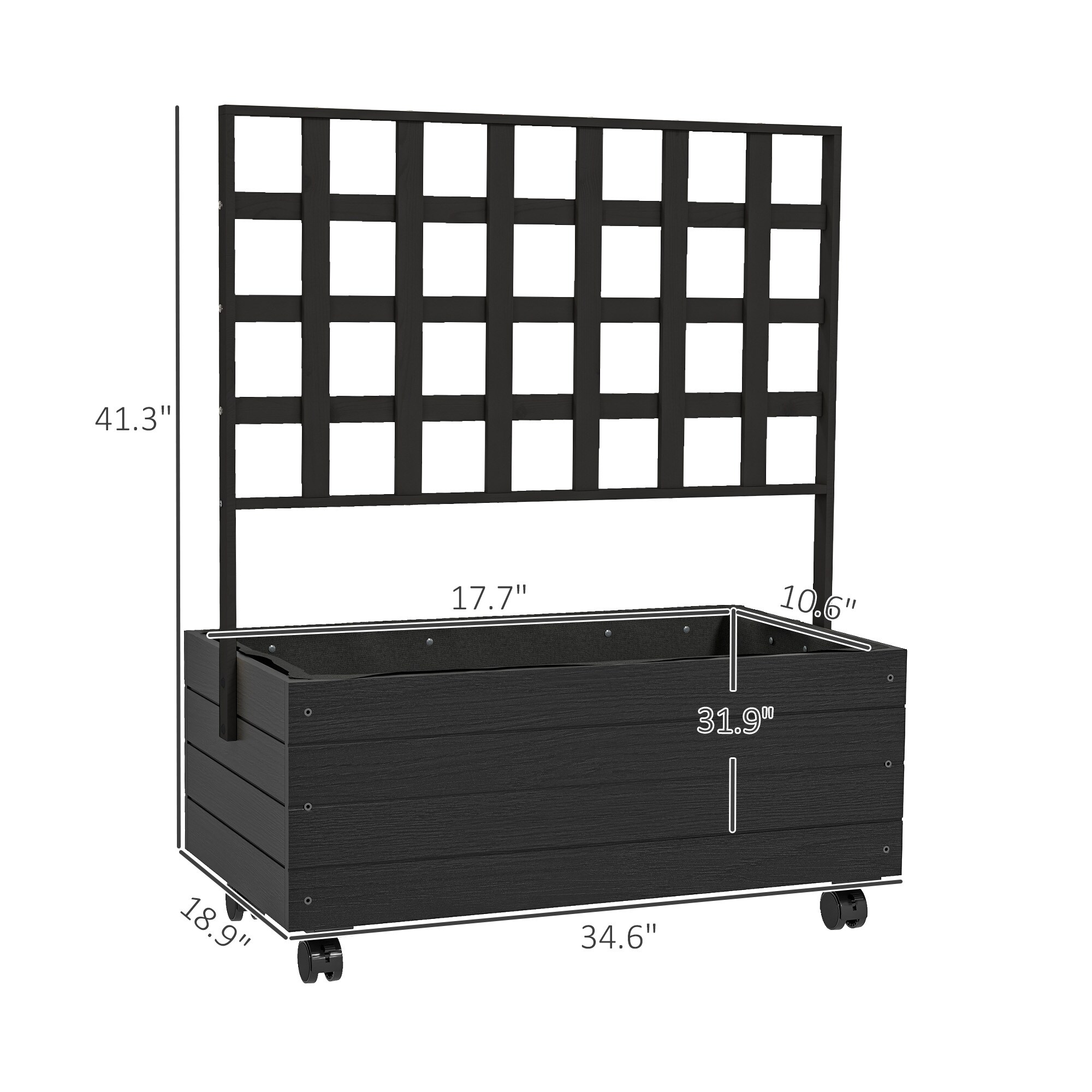 Outsunny 84H-223V00BK Raised-Garden-Beds - View #4