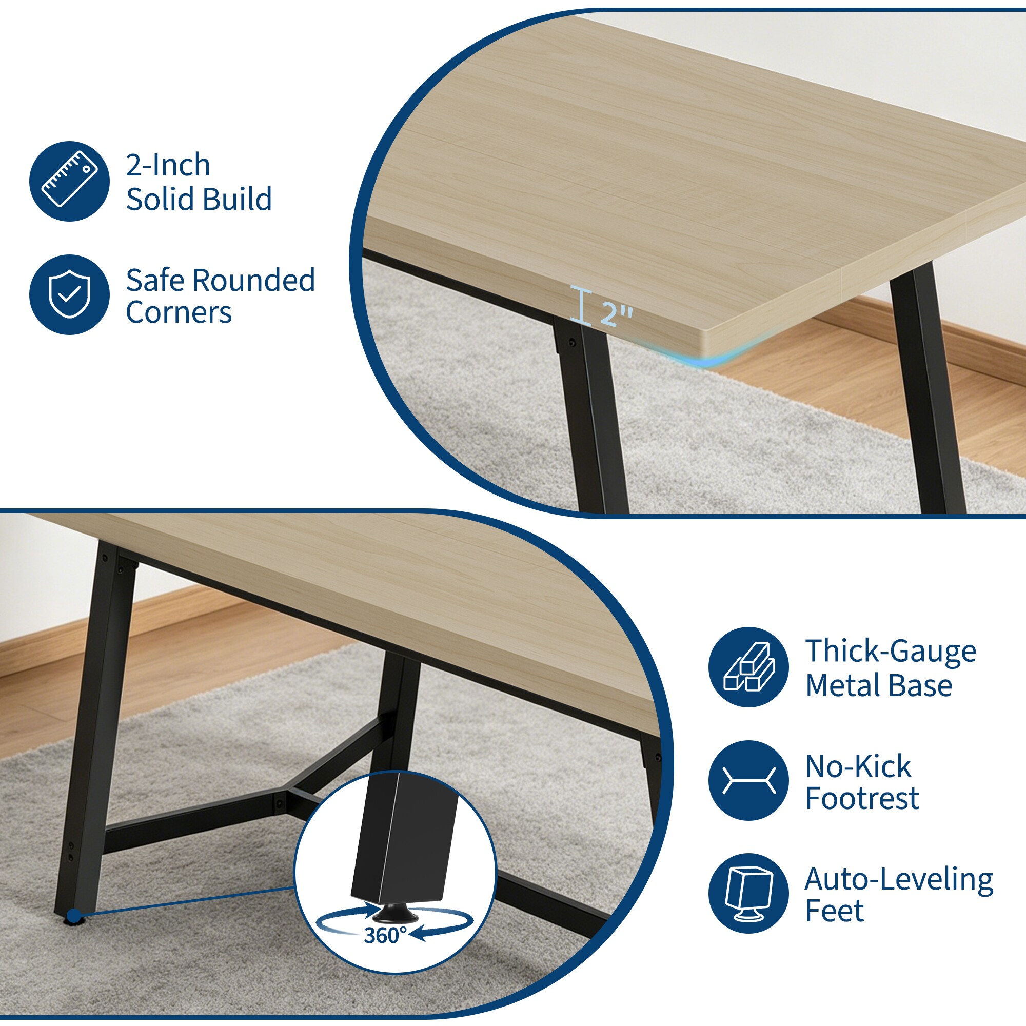 Aoile AE26080726SDHA Dining-Tables - View #3