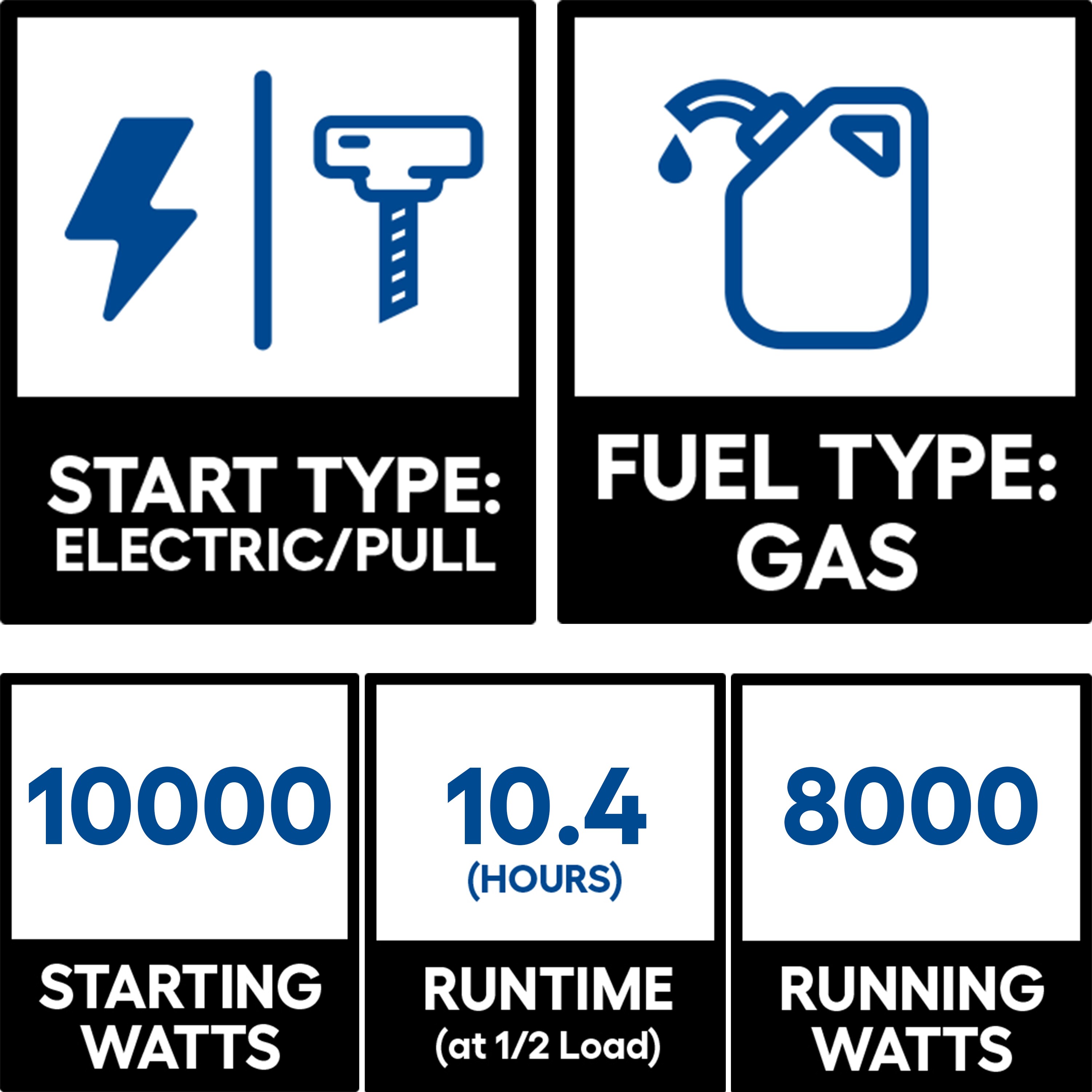 DuroMax XP10000E Portable-Generators - View #2