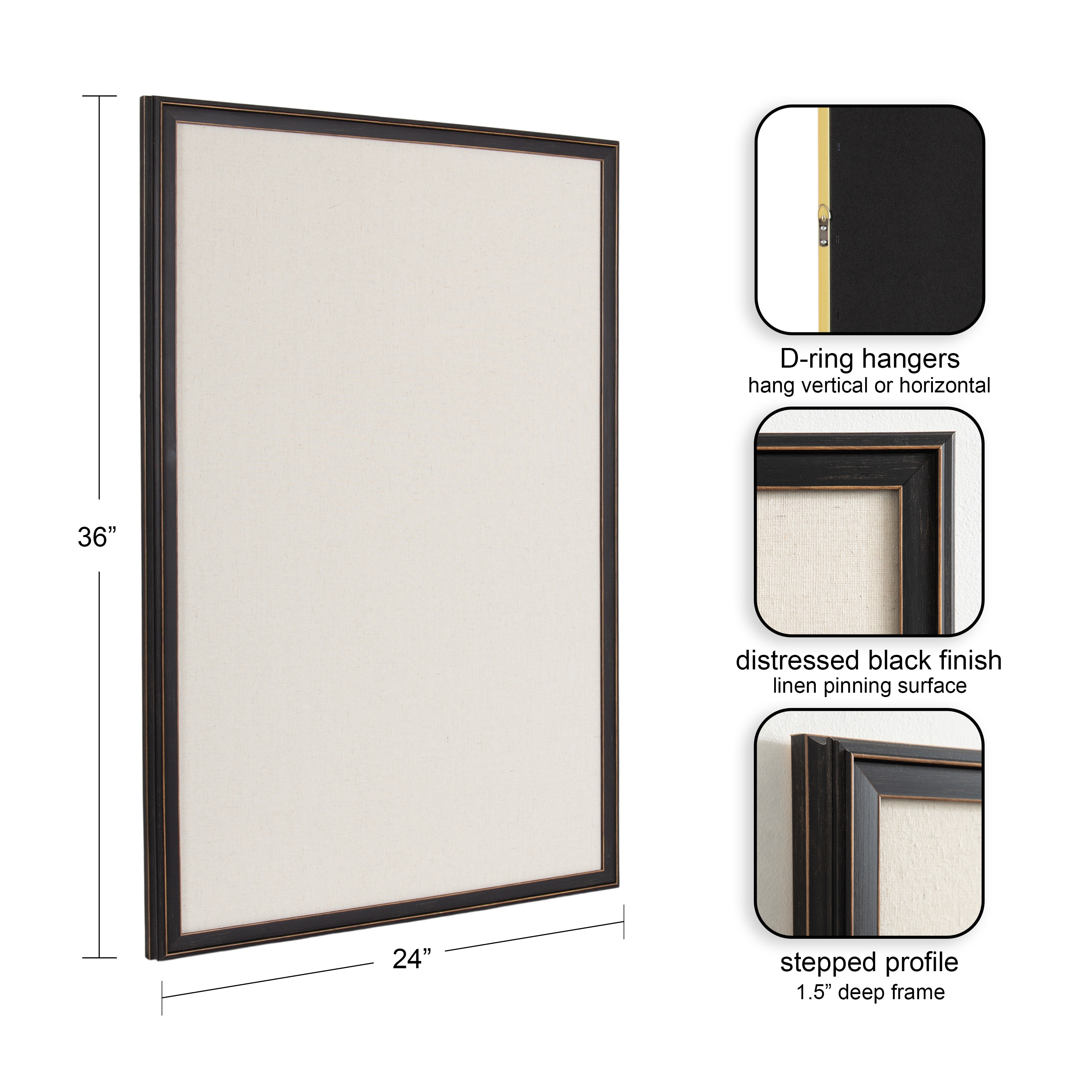 Kate and Laurel 225682 Dry-Erase-Bulletin-Boards - View #2