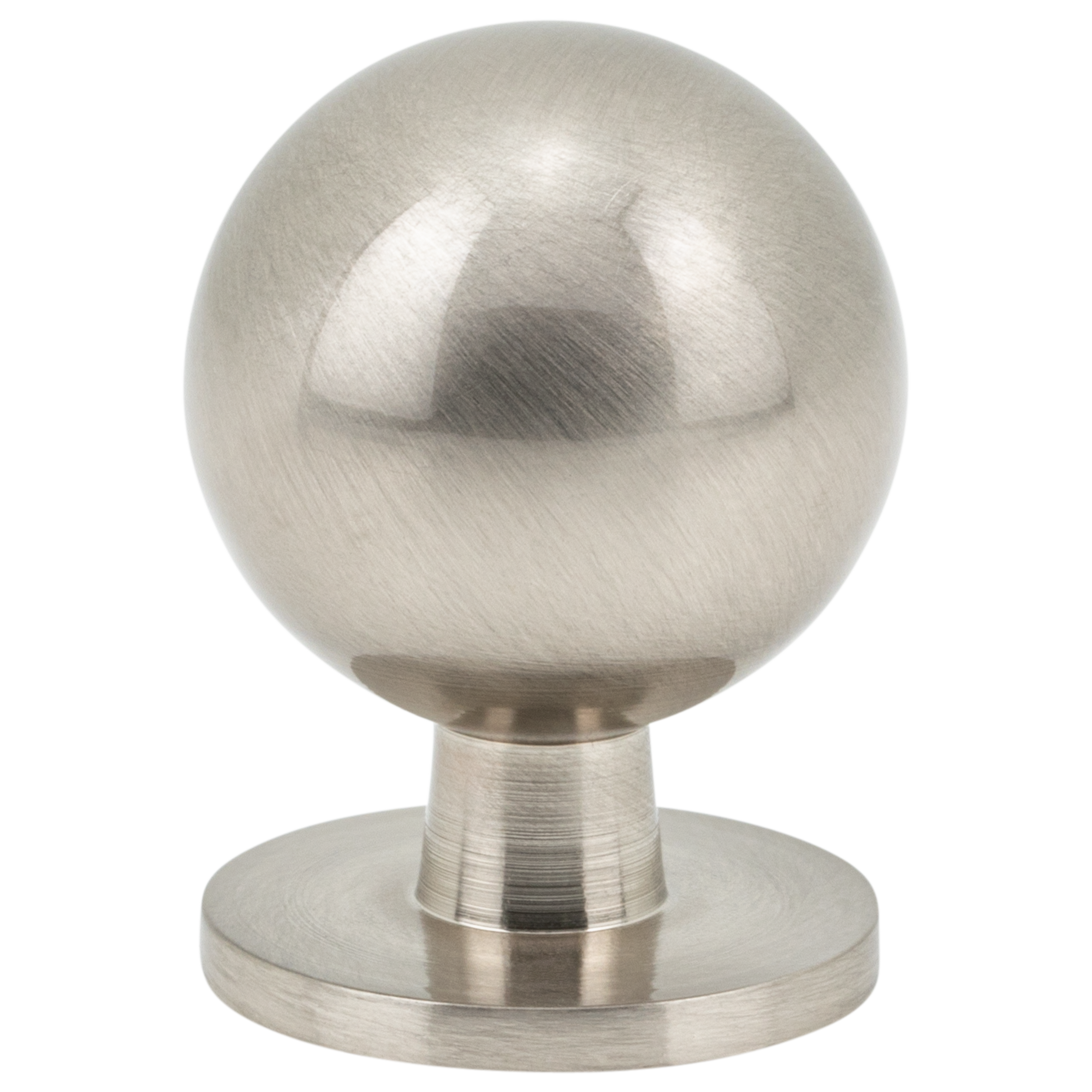 Villa Valentina VV6SN Series No. 6, 1-1/4-in Satin Nickel Round Contemporary Cabinet Knob