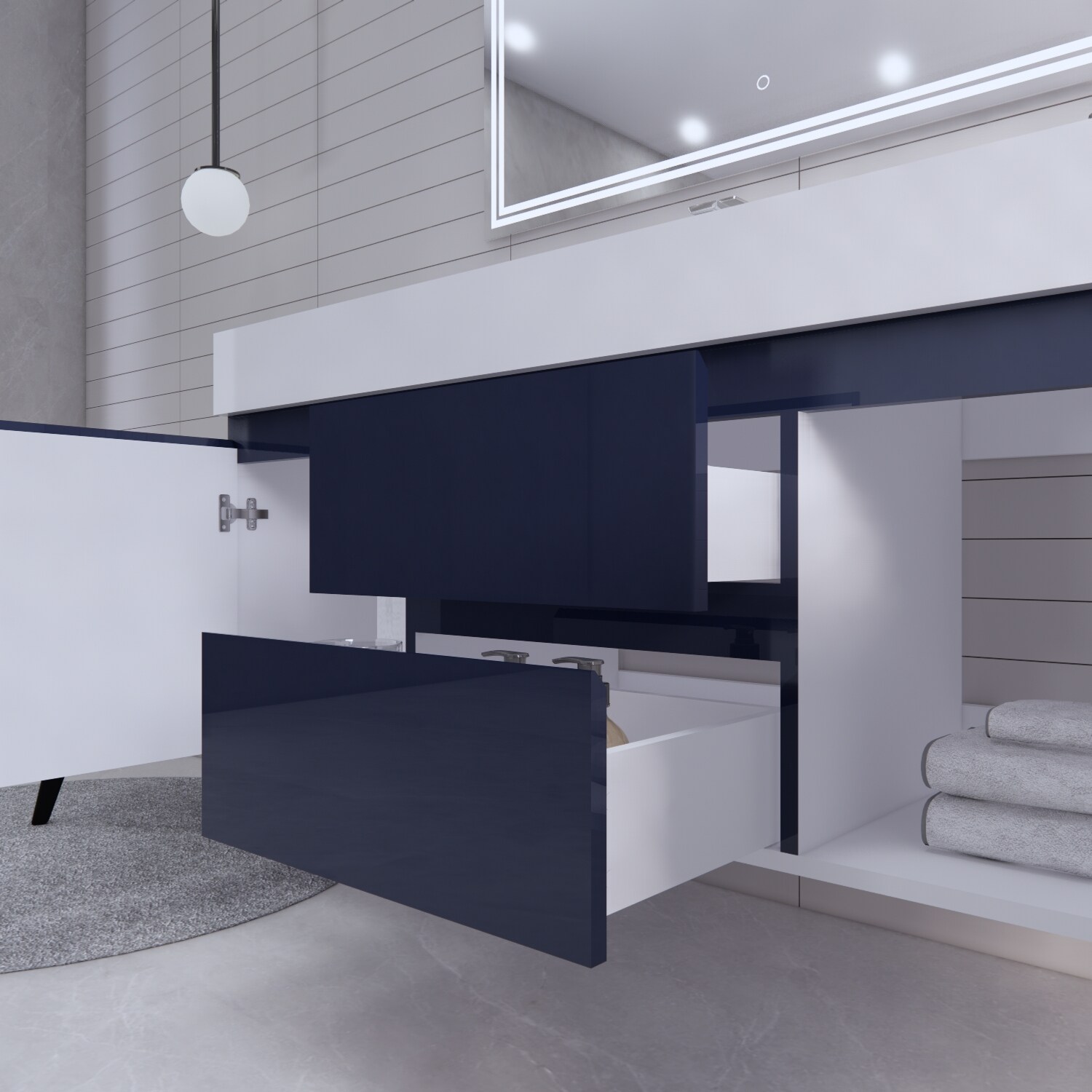 BV Better Vanity BTB-60S-NB Bath-Vanity-Combo - View #7