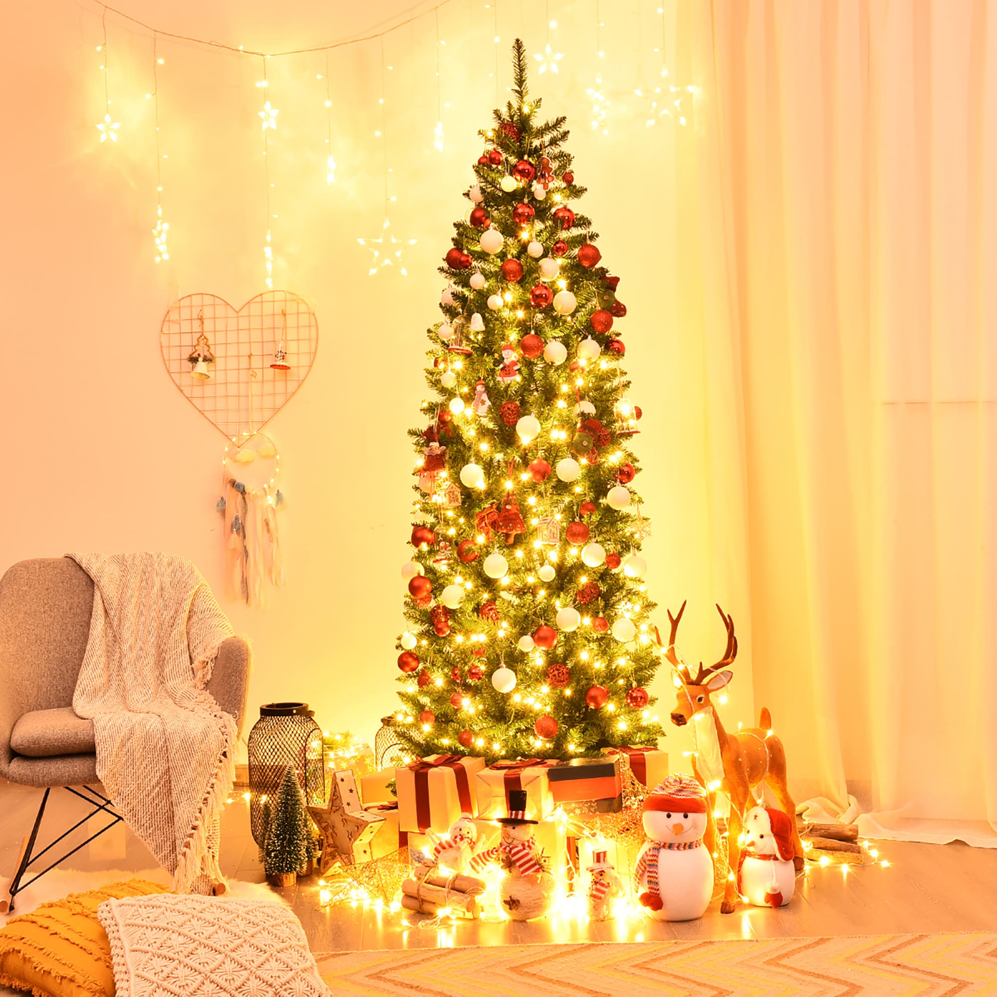 Goplus LWS00821 Artificial-Christmas-Trees - View #10