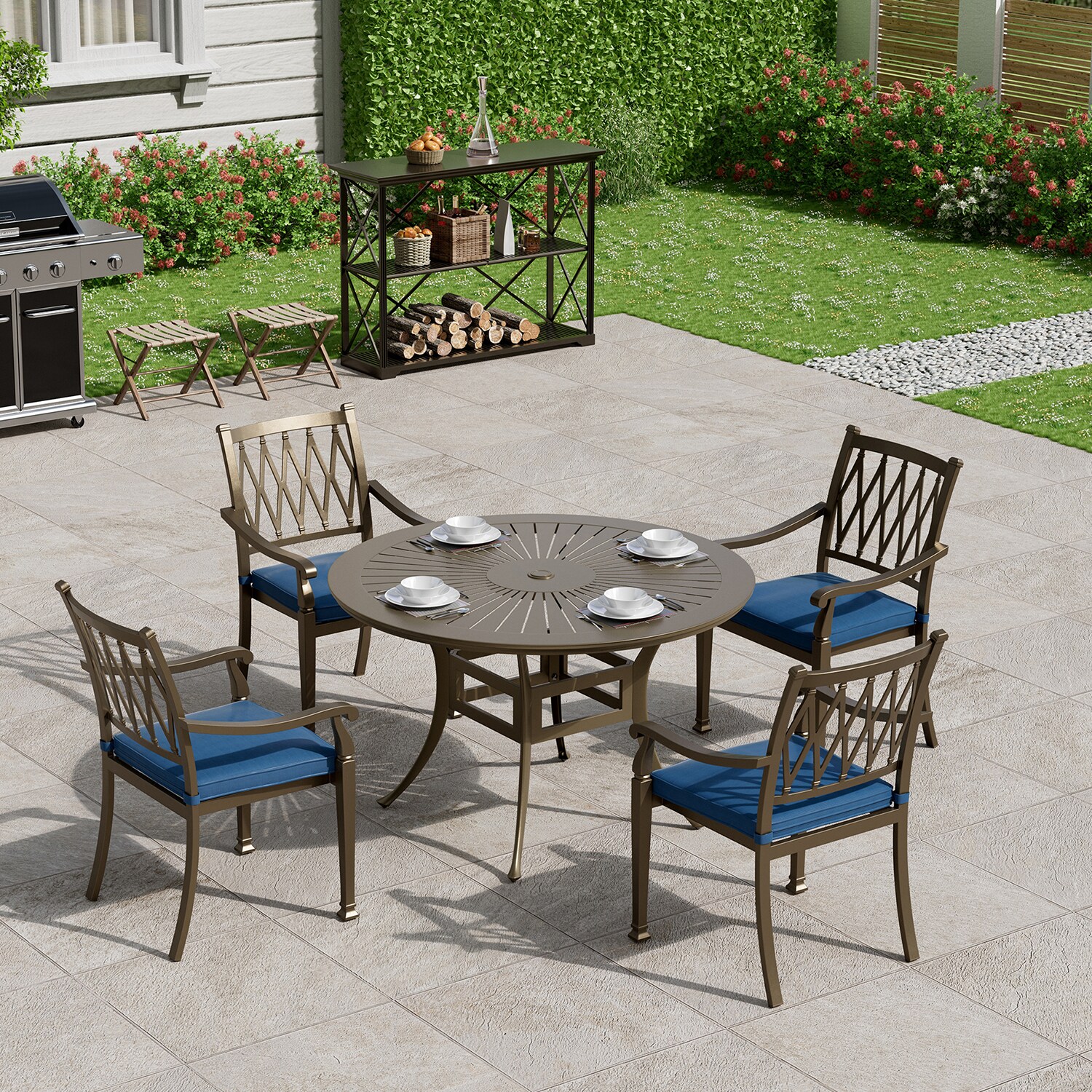 Mondawe MO-LD48YJG5P-BL Patio-Dining-Sets - View #2