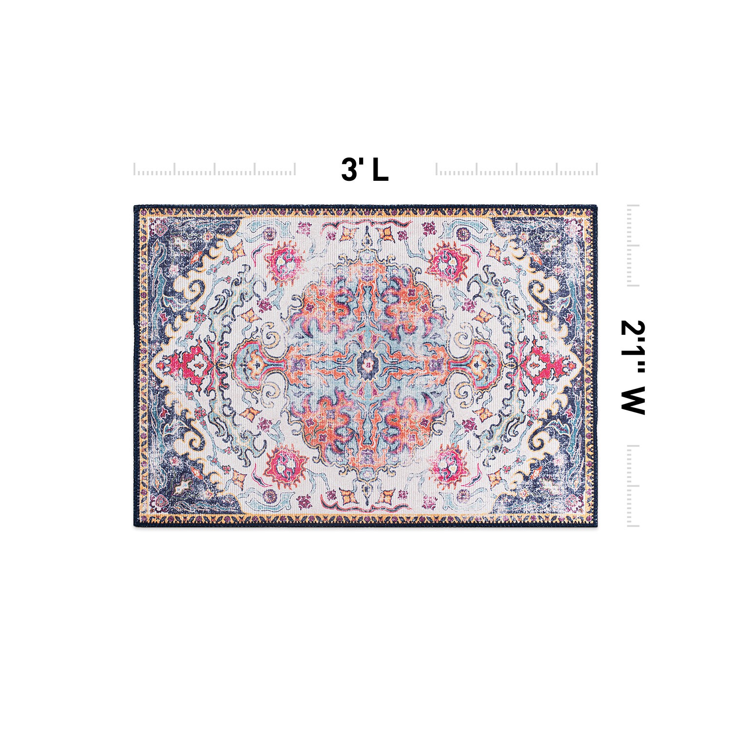 World Rug Gallery 5051MULTI2X3 rugs - View #3