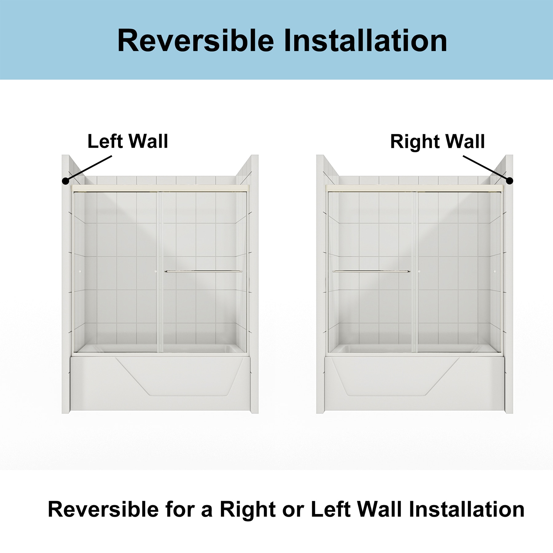 WELLFOR EXSD31-5674BN Shower-Doors - View #8