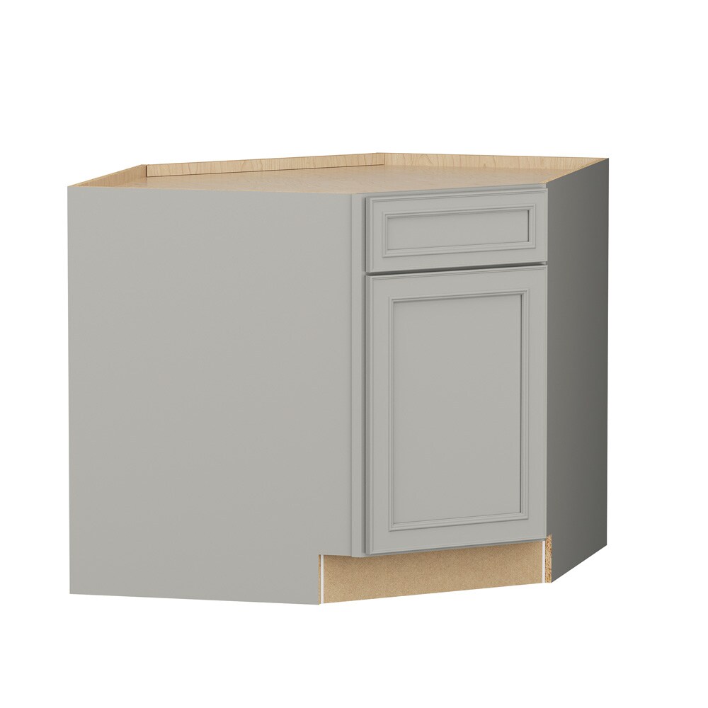 Shenandoah Irvington 36-in W x 34.5-in H x 24-in D Stone Painted Sink Corner Sink Base Fully Assembled Cabinet Recessed Panel Miter