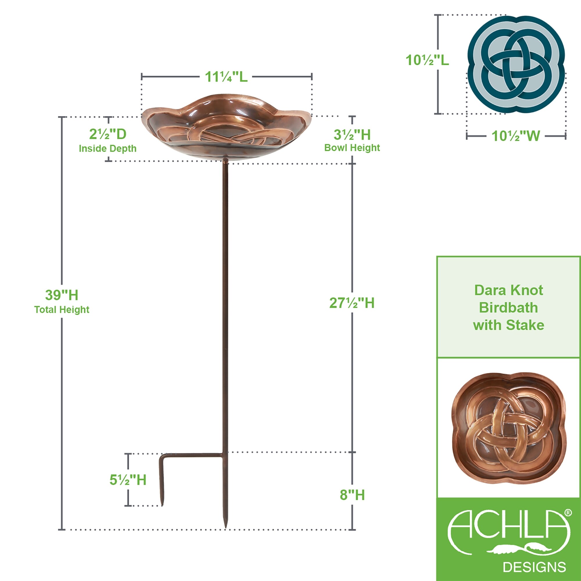 ACHLA Designs 201-3012 birdbaths - View #2