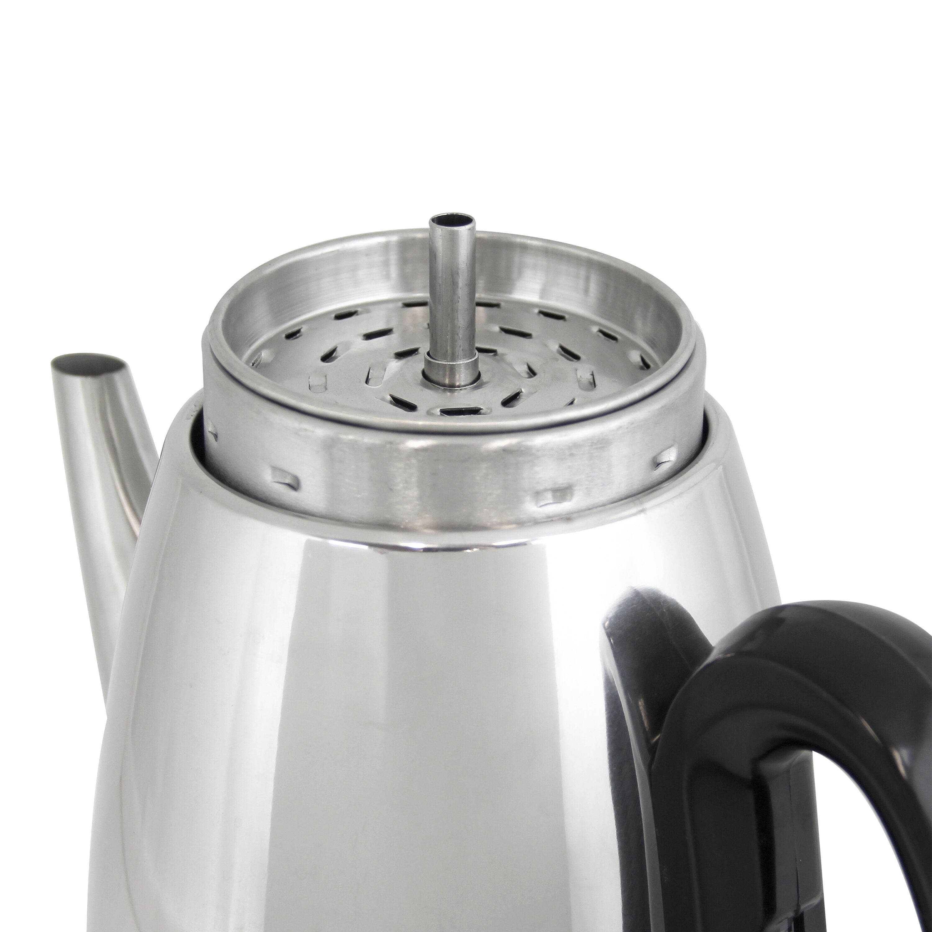 West Bend 12 Cup Hot & Iced Coffee Maker in Stainless Steel
