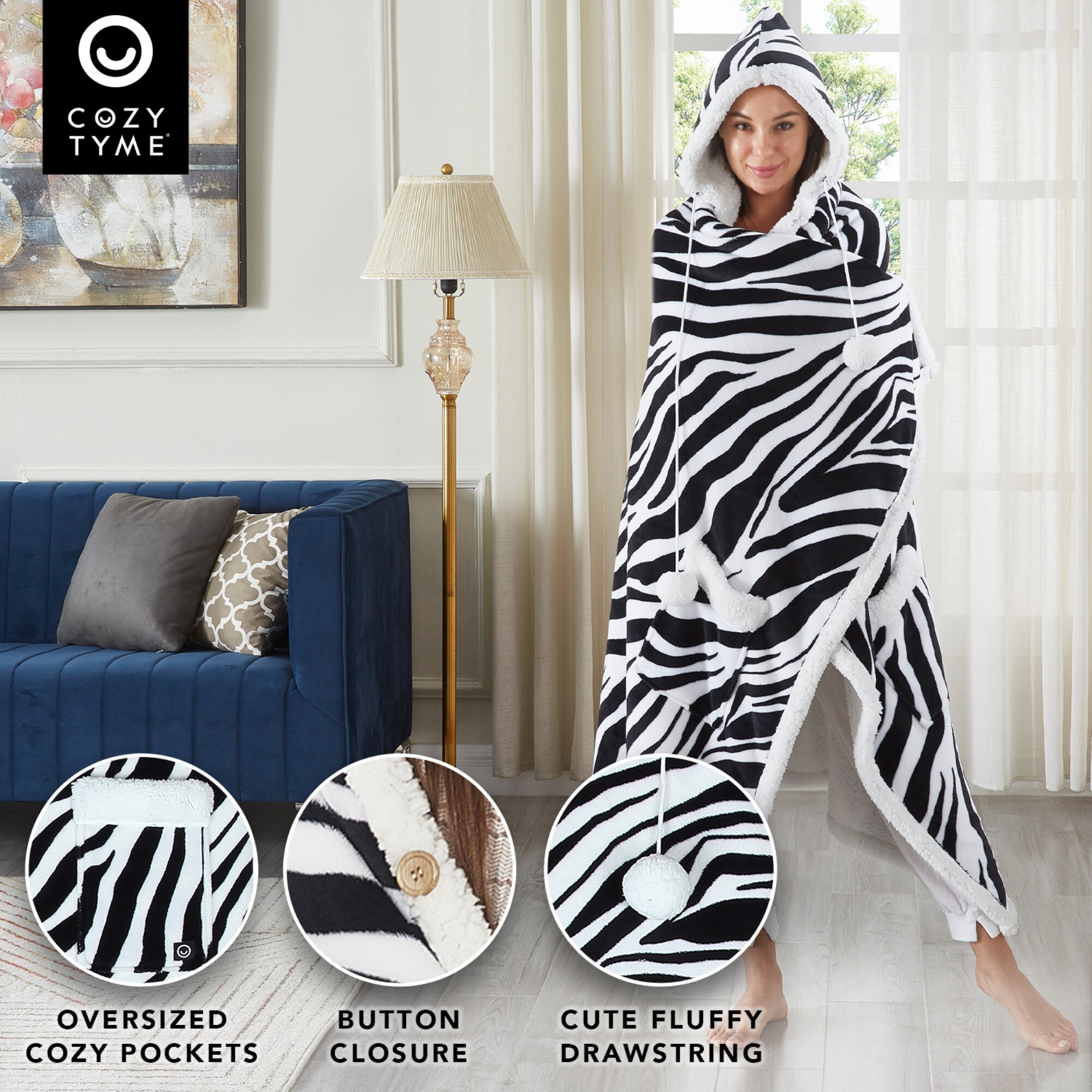 Cozy Tyme B189-20ZB-LS Blankets-And-Throws - View #3